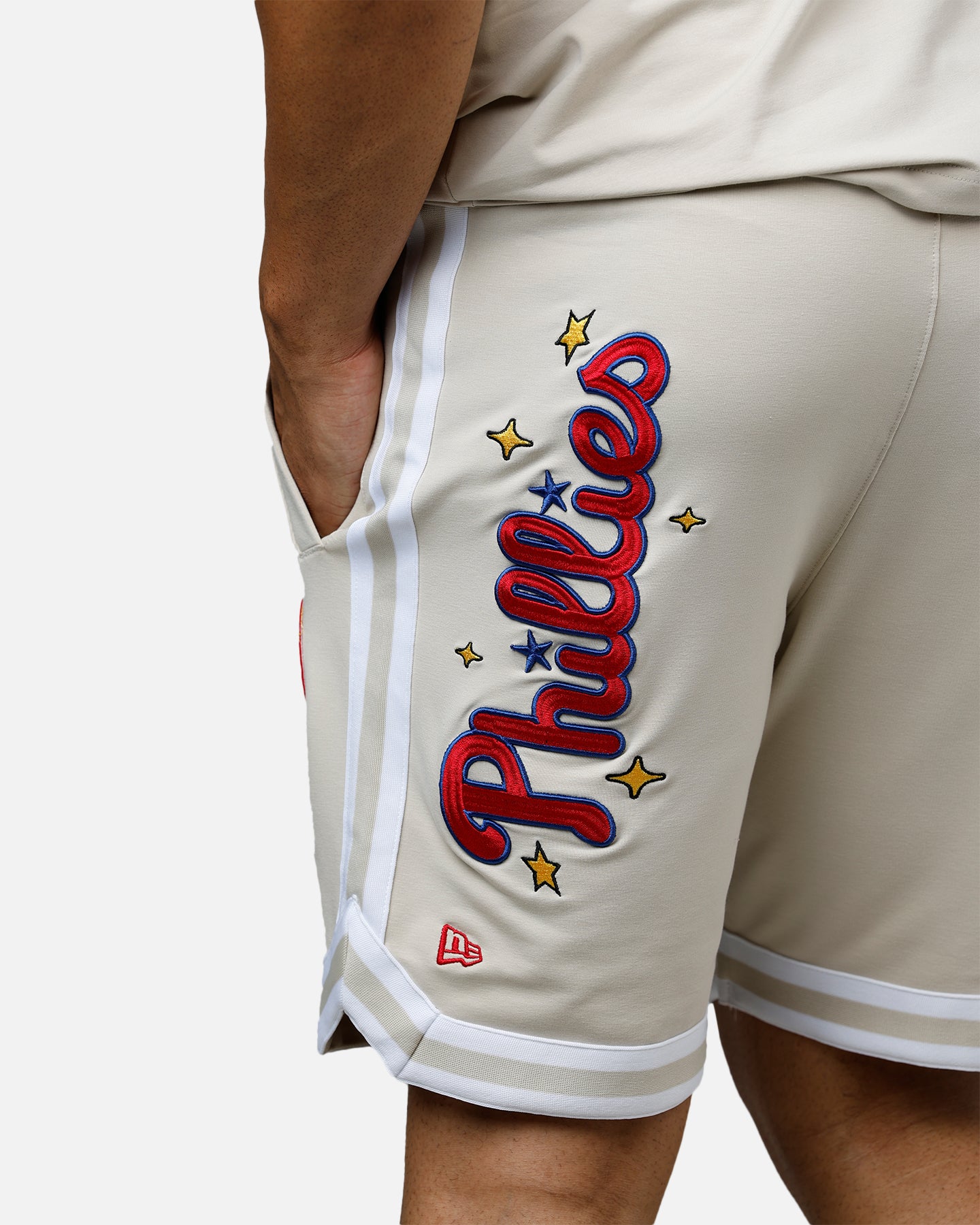 New Era Philadelphia Phillies 'Logo Select' Summer Shorts Stone、mySite、zt4zffjzw