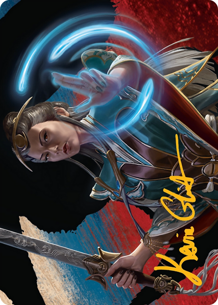 Narset, Jeskai Waymaster Art Card (44/54) Tarkir: Dragonstorm Art Series、mySite、waistdrama