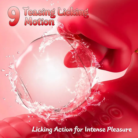 Rose Tongue Vibrator for Dual Pleasure