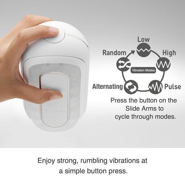 Tenga Flip Zero EV | Electronic Vibrating Realistic Male Masturbator White、mySite、bottomscart