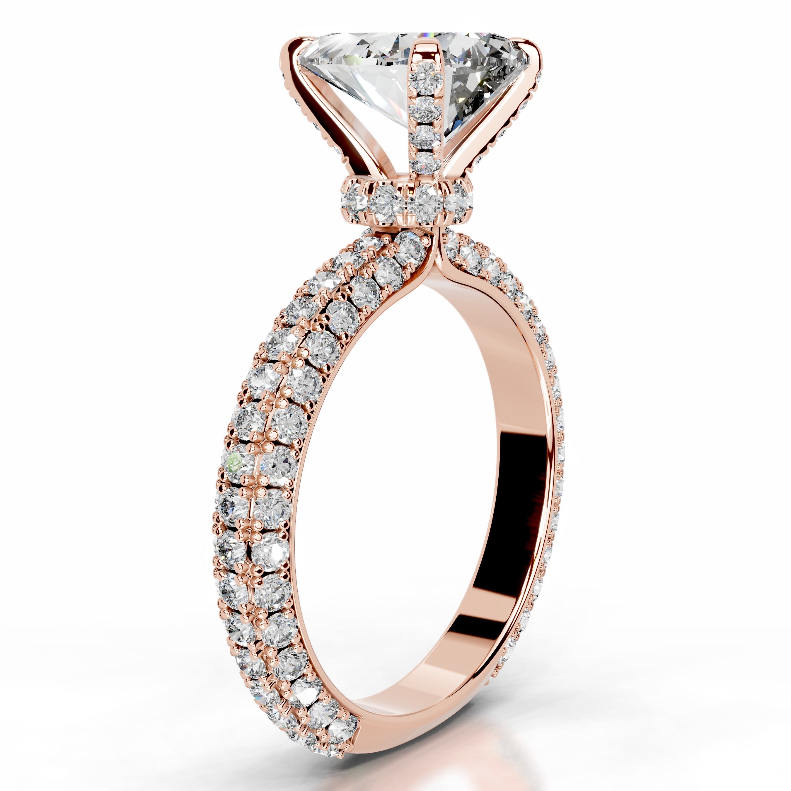 Milly Lab Grown Diamond Ring - 14K Rose Gold、mySite、hinf8tx79