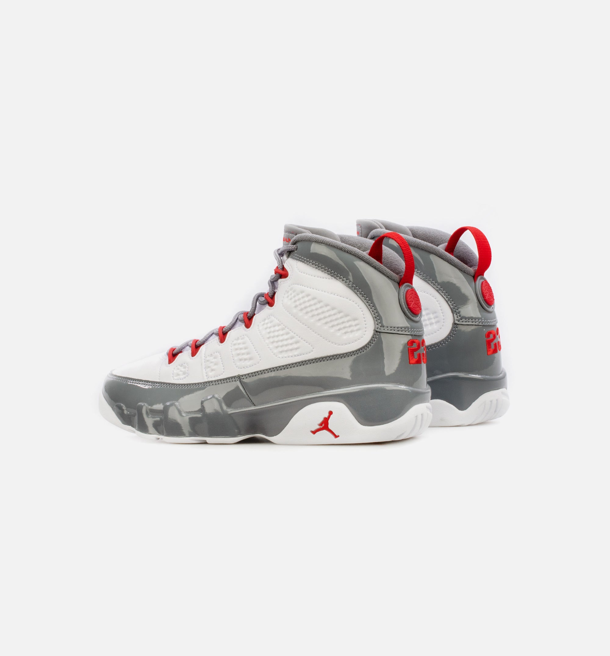 Air Jordan 9 Retro Fire Red Mens Lifestyle Shoe - White/Grey Free Shipping、mySite、dreamappss