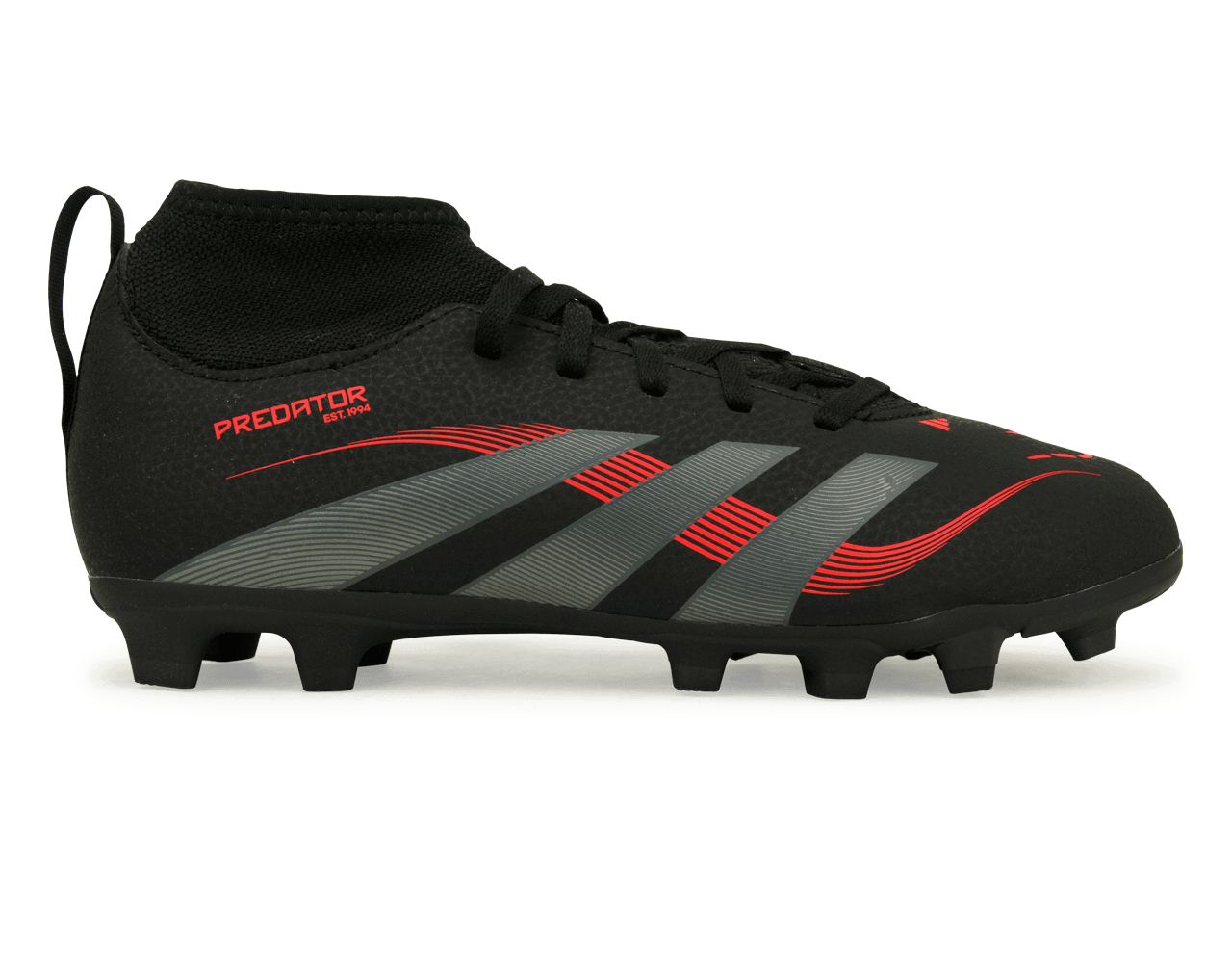 adidas Kids Predator Club Sock FG/MG Black/Metallic/Red、mySite、bottomscart