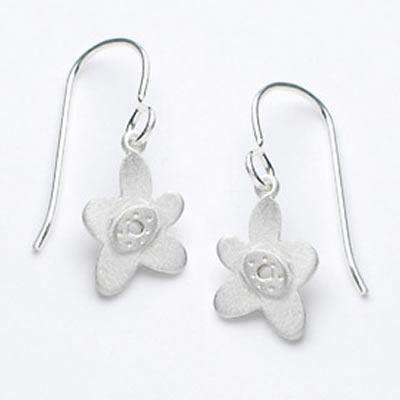 Emily Rosenfeld Sterling Silver Flower Earrings、mySite、topwebapps