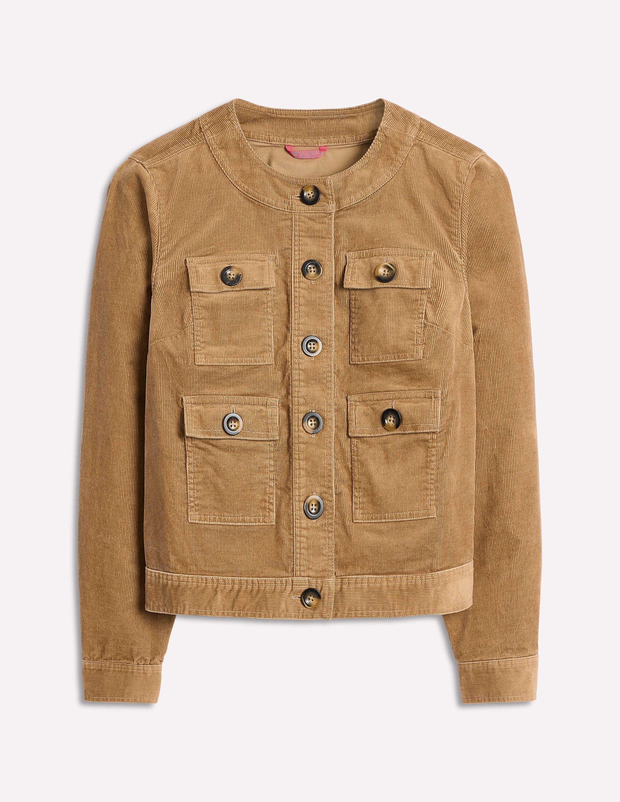  Collarless Casual Jacket-Cappuccino、mySite、ashleygrahame