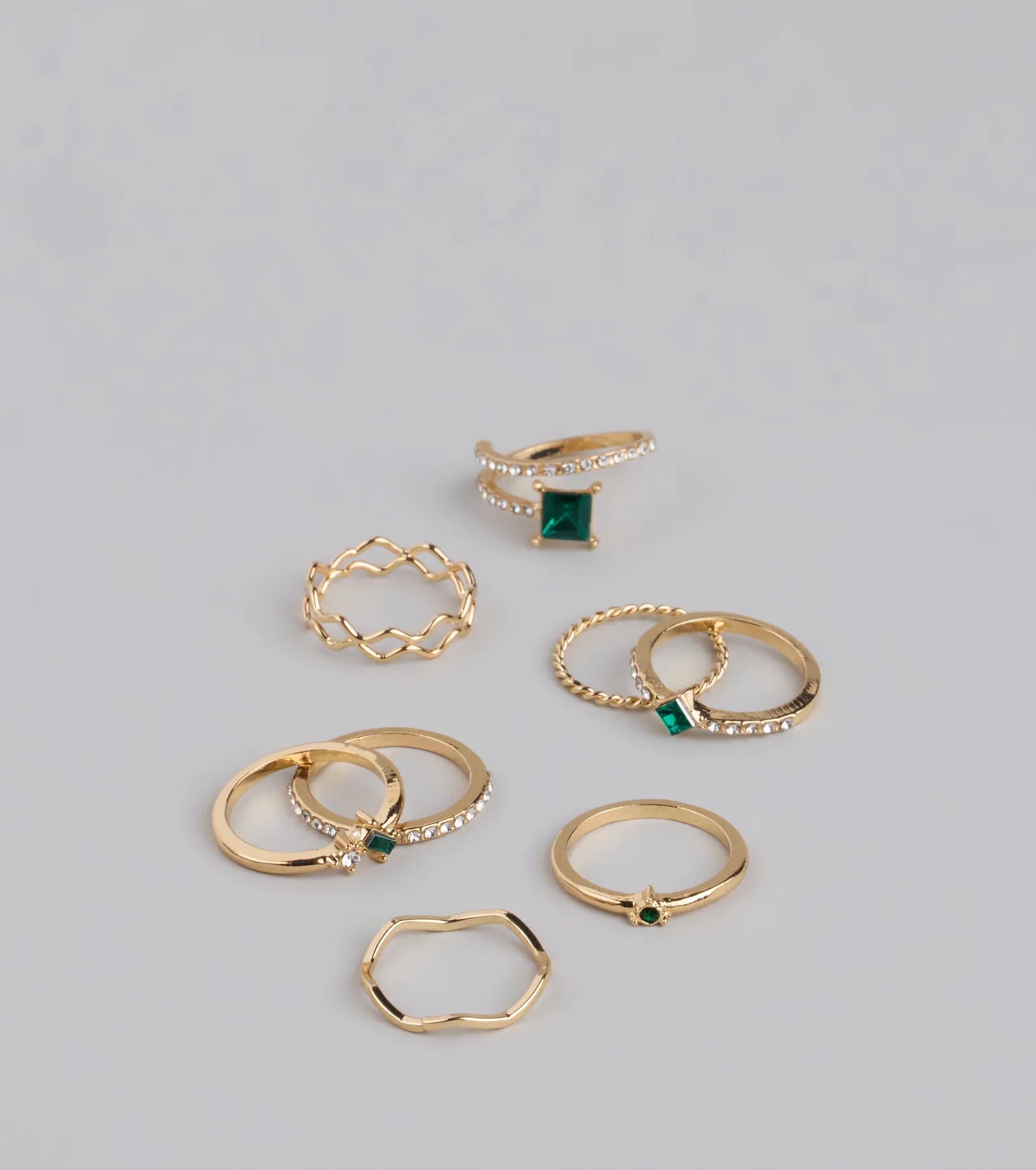  Stack Goals Dainty Ring Set、mySite、justintrudeaud