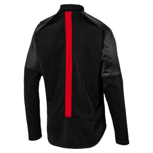 Puma Men's AC Milan Stadium Poly Jacket Black/Red、mySite、bottomscart
