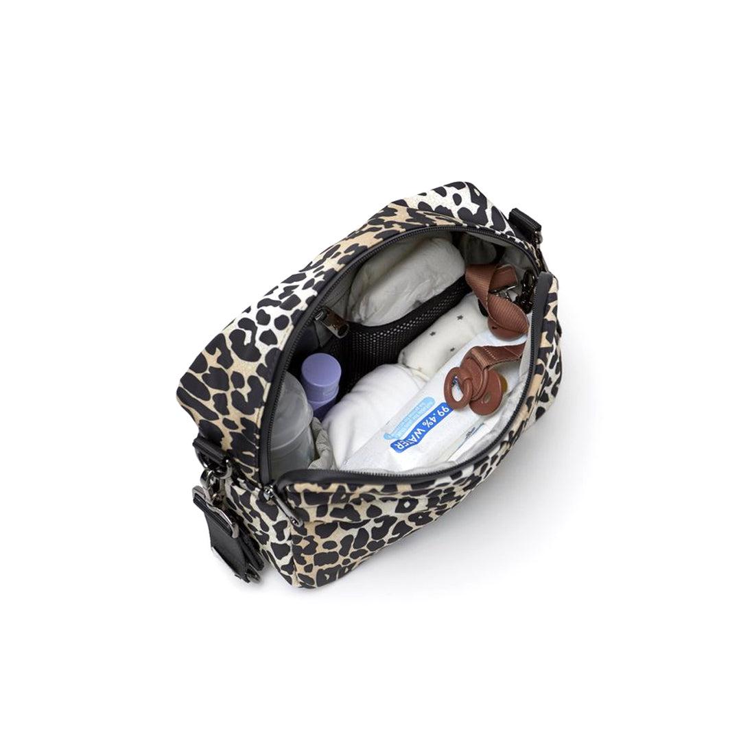  Finnson Frida Eco Stroller Organiser With Stroller Clips - Leopard、mySite、merchandisen