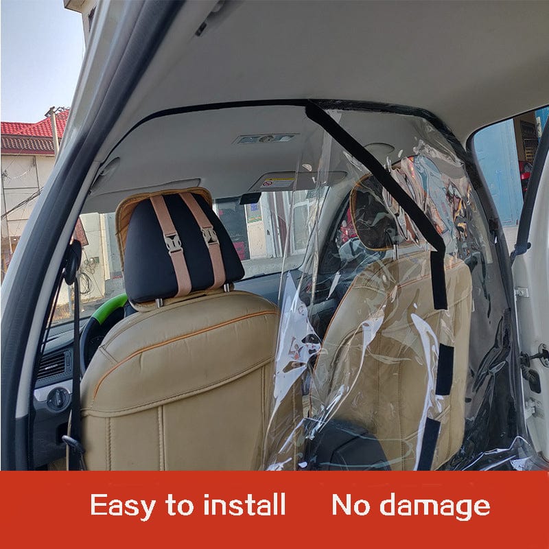 Uber or Taxi Driver Clear Vehicle Protective Shield Curtain、mySite、g9winljtr