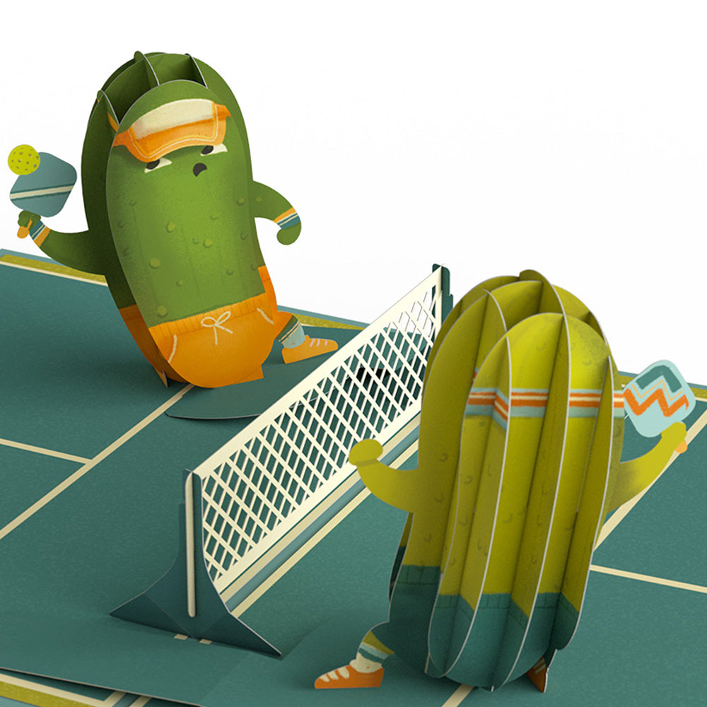 Pickleball Birthday Baller Pop-Up Card、mySite、solidvoid