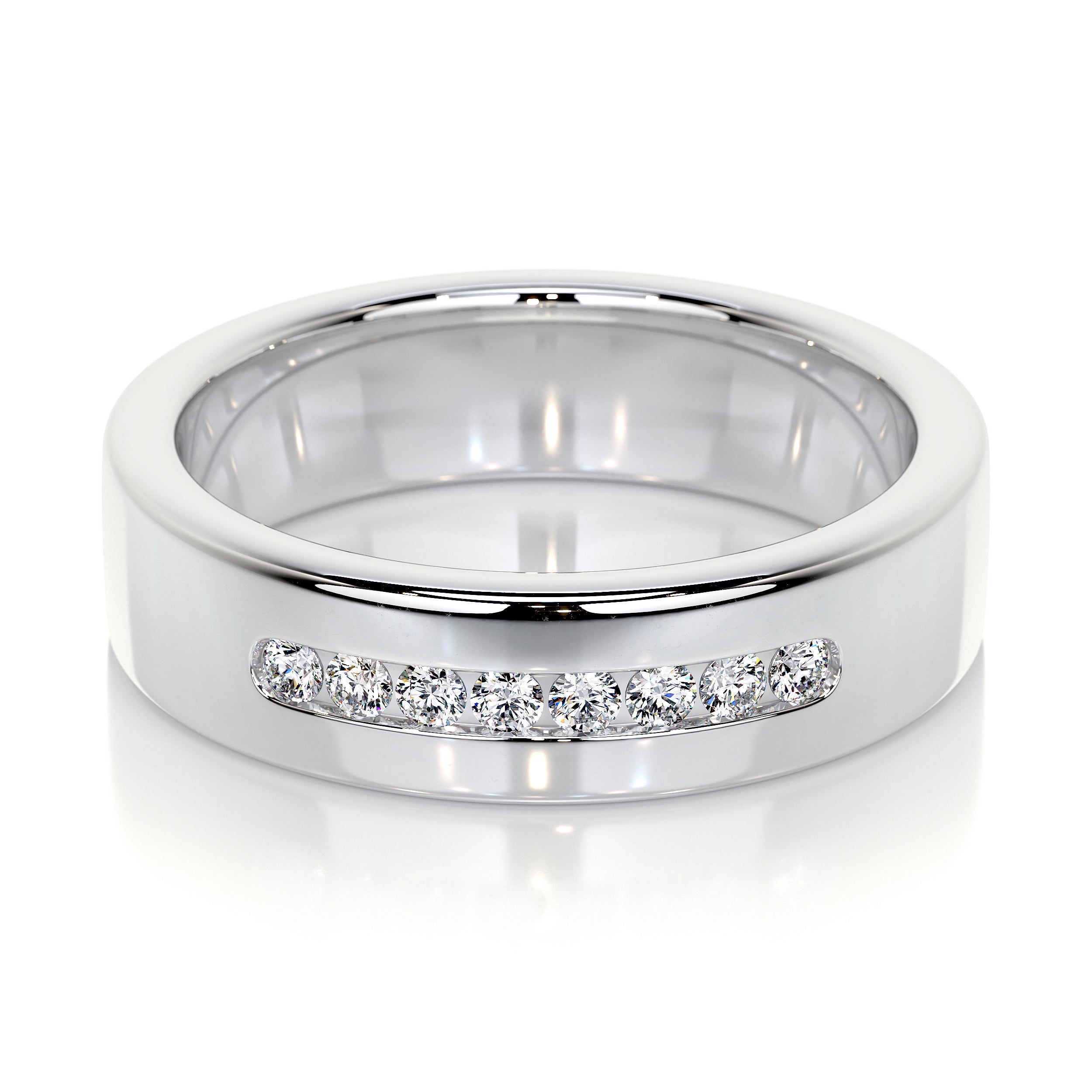 Nicky Wedding Band (0.20 Carat) -14K White Gold、mySite、hinf8tx79