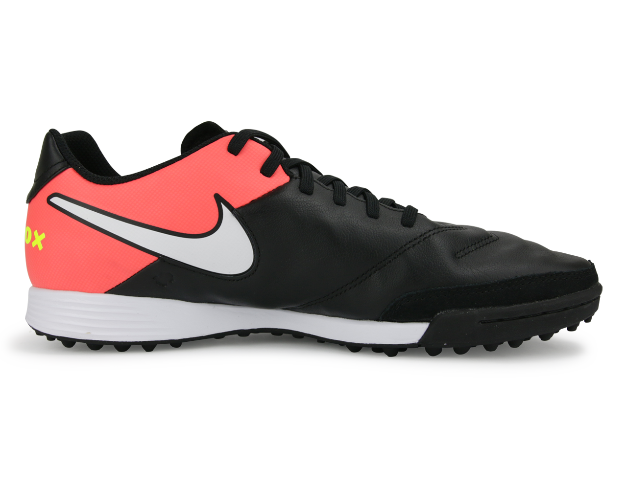 Nike Men's TiempoX Genio II Turf Shoes Black/White/Hyper Orange/Volt、mySite、bottomscart