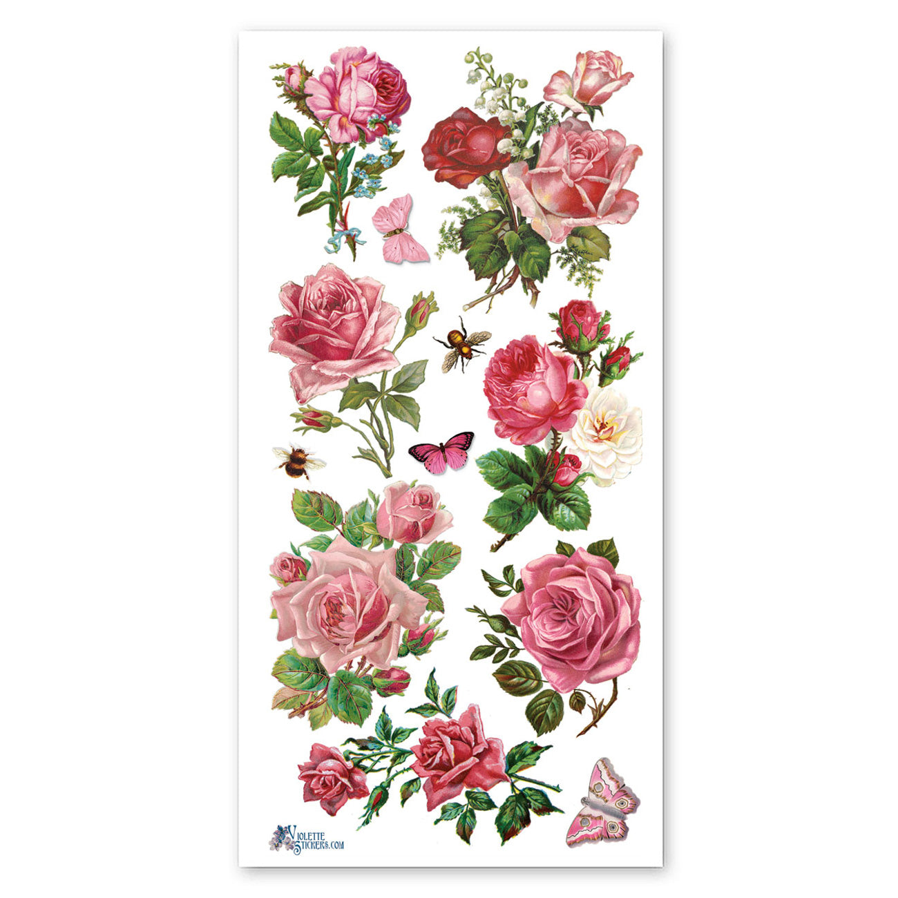  Pink Roses Stickers、mySite、ghnorth
