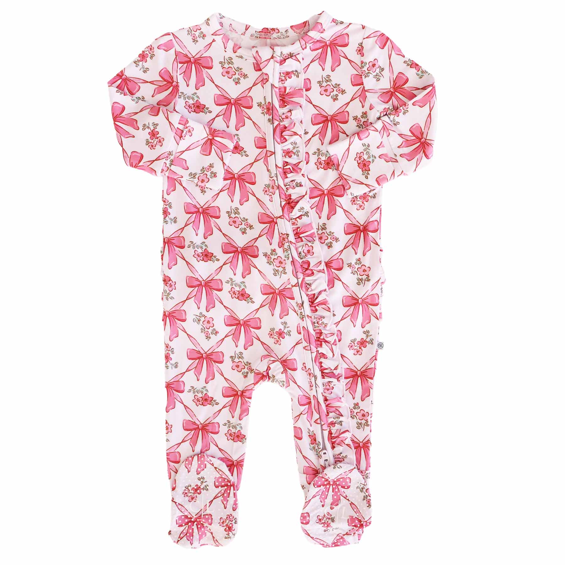  Girl Ruffle Zipper Footies | Best Sellers、mySite、layawaytickets