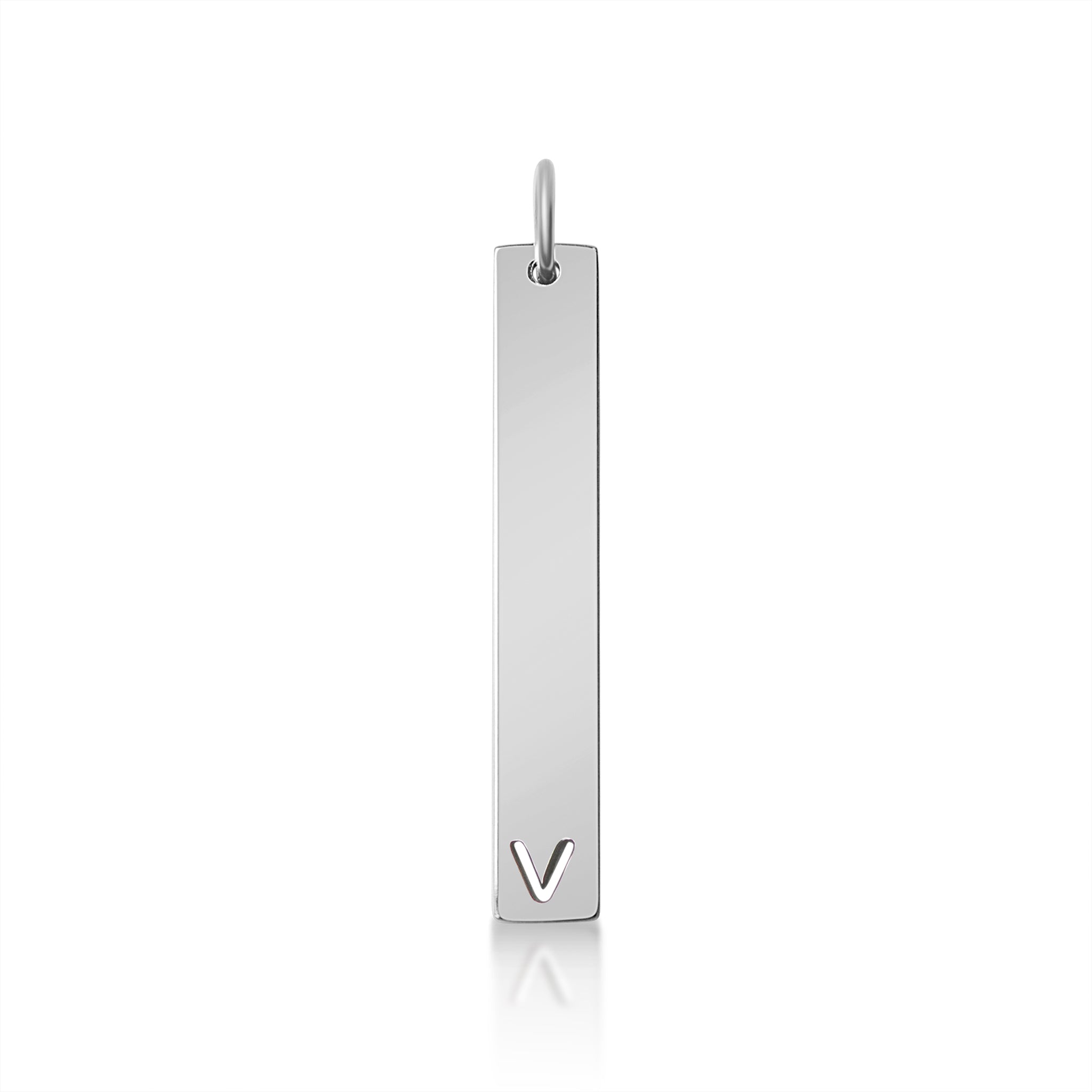 18K PVD Coated Stainless Steel Cutout Initial Pendant / SBB0284、mySite、dreamappss