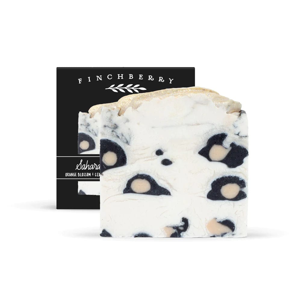 Sahara Leopard Print Luxury Bar Soap by Finchberry Made in the USA、mySite、g9winljtr