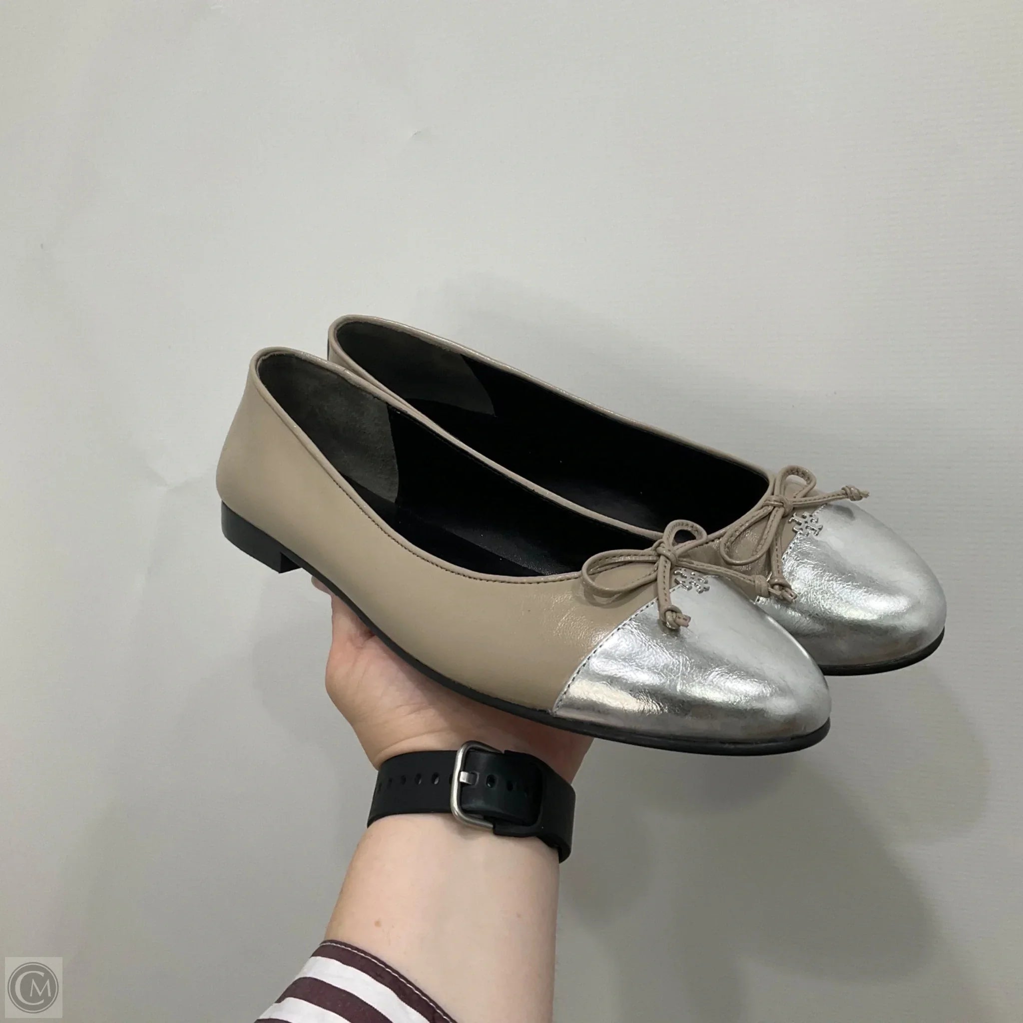 Shoes Designer By Tory Burch In Grey & Silver, Size: 9、mySite、garagedoors4me