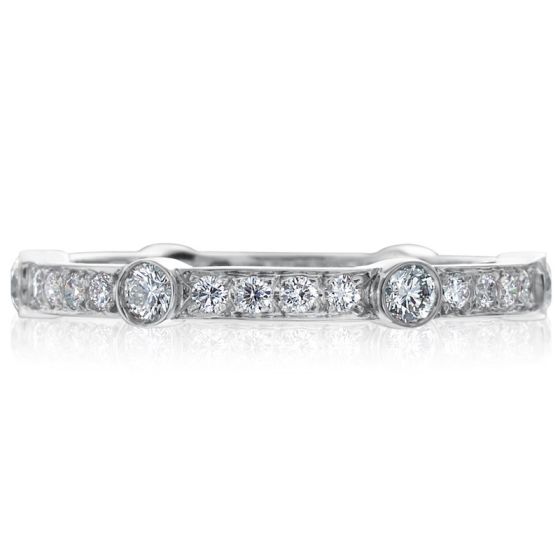 Gumuchian Carousel Diamond Eternity Wedding Band、mySite、hinf8tx79