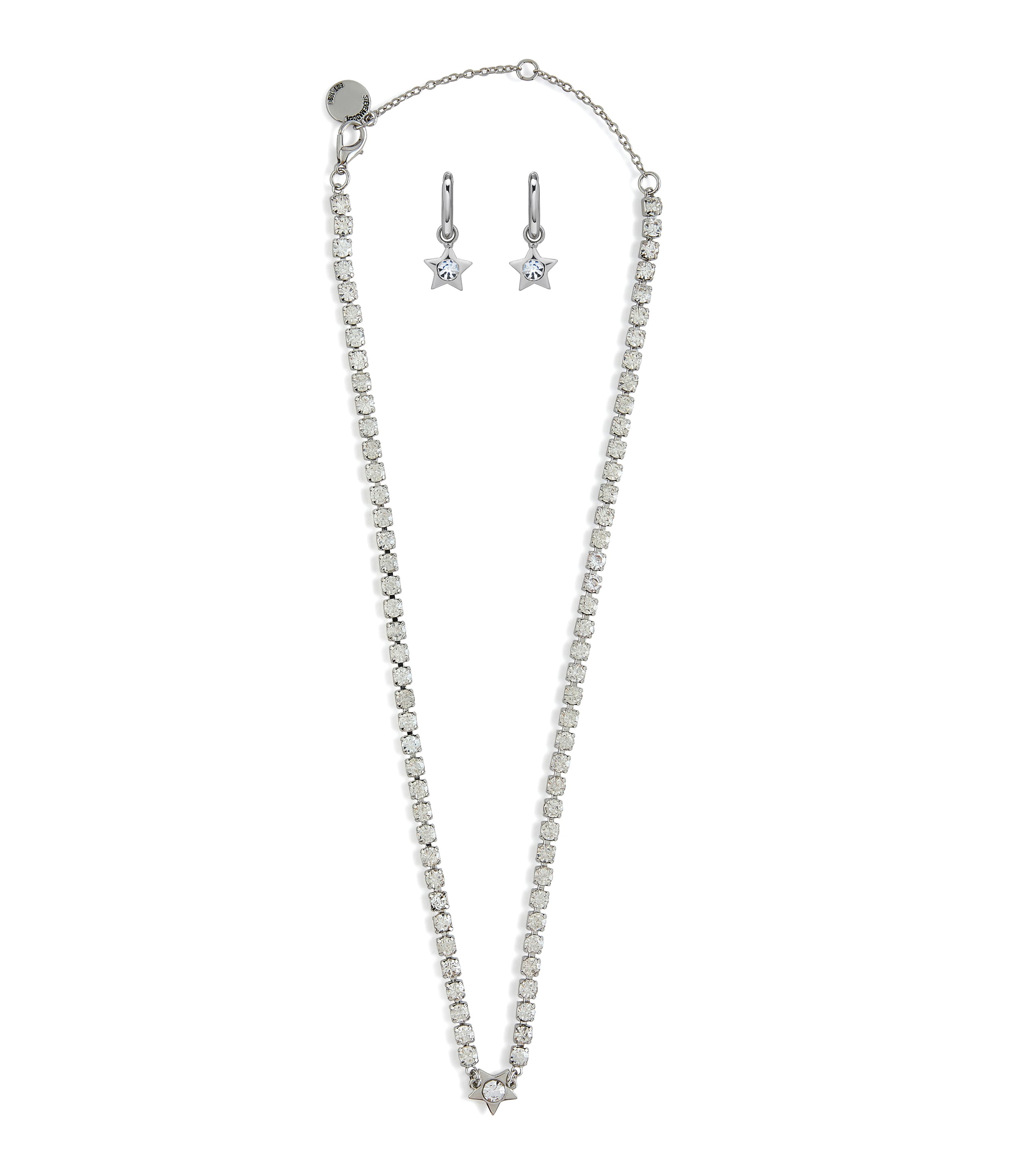 STAR SET NECKLACE CRYSTAL、mySite、dreamappss