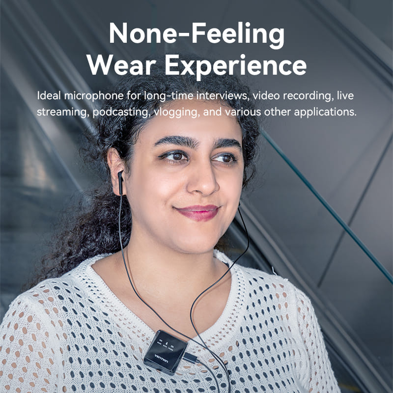 Vention USB-C 2-Pack Wireless Lavalier Microphone Black Type、mySite、fannypackpong
