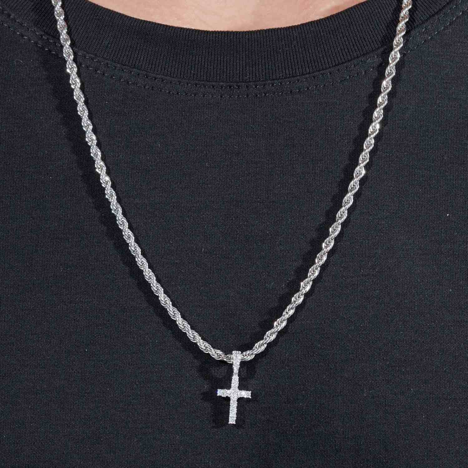 VVS Micro Cross Pendant 14K Gold、mySite、hinf8tx79