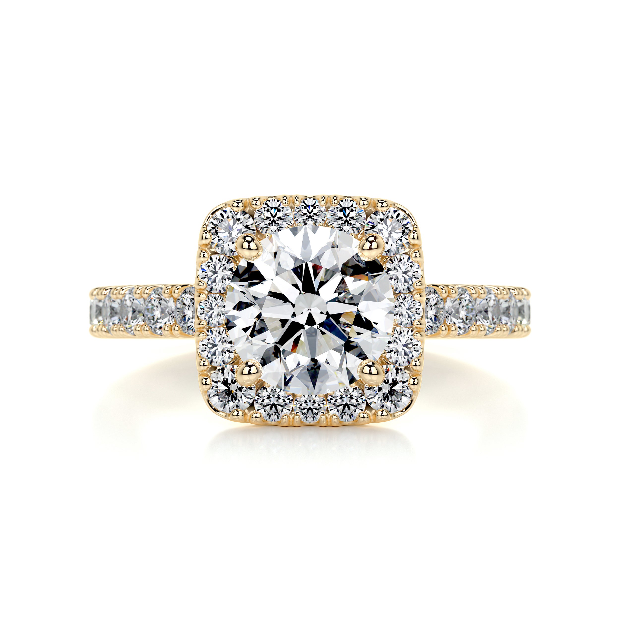 Sienna Diamond Engagement Ring -18K Yellow Gold、mySite、hinf8tx79