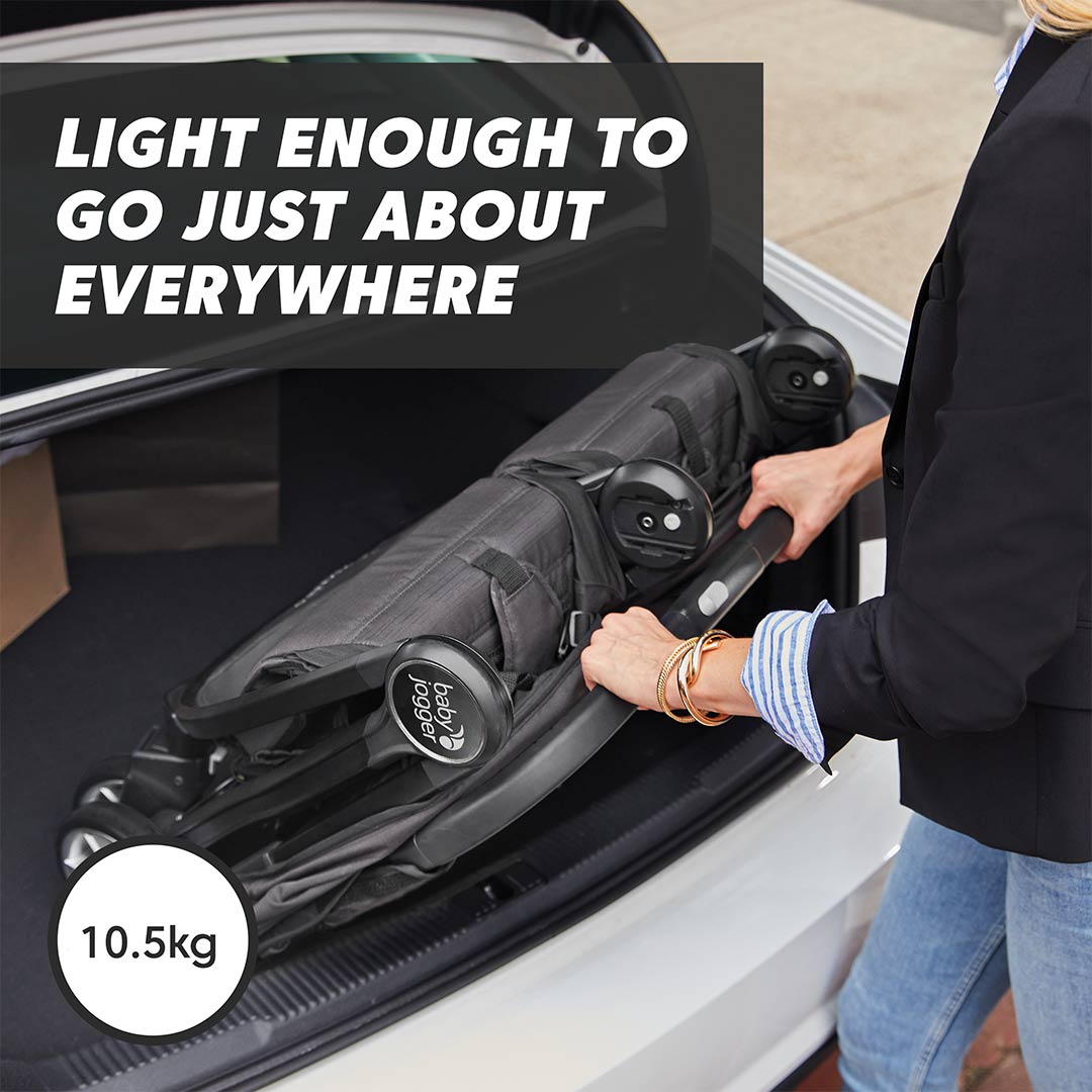  Baby Jogger City Tour 2 Double Pushchair + Carrycot Bundle - Pitch Black、mySite、merchandisen