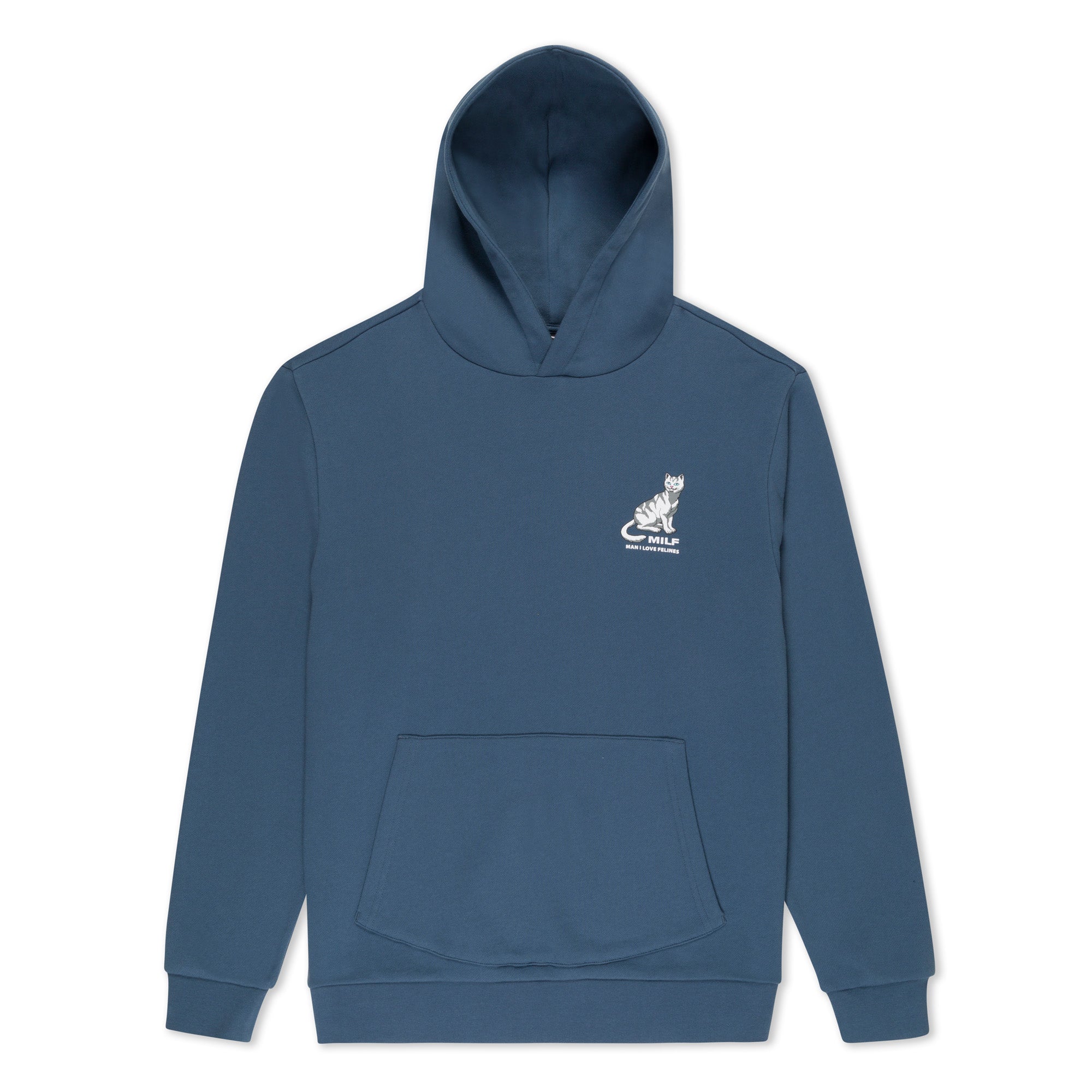  Man I Love Felines Hoodie (Storm Blue)、mySite、merchandisen