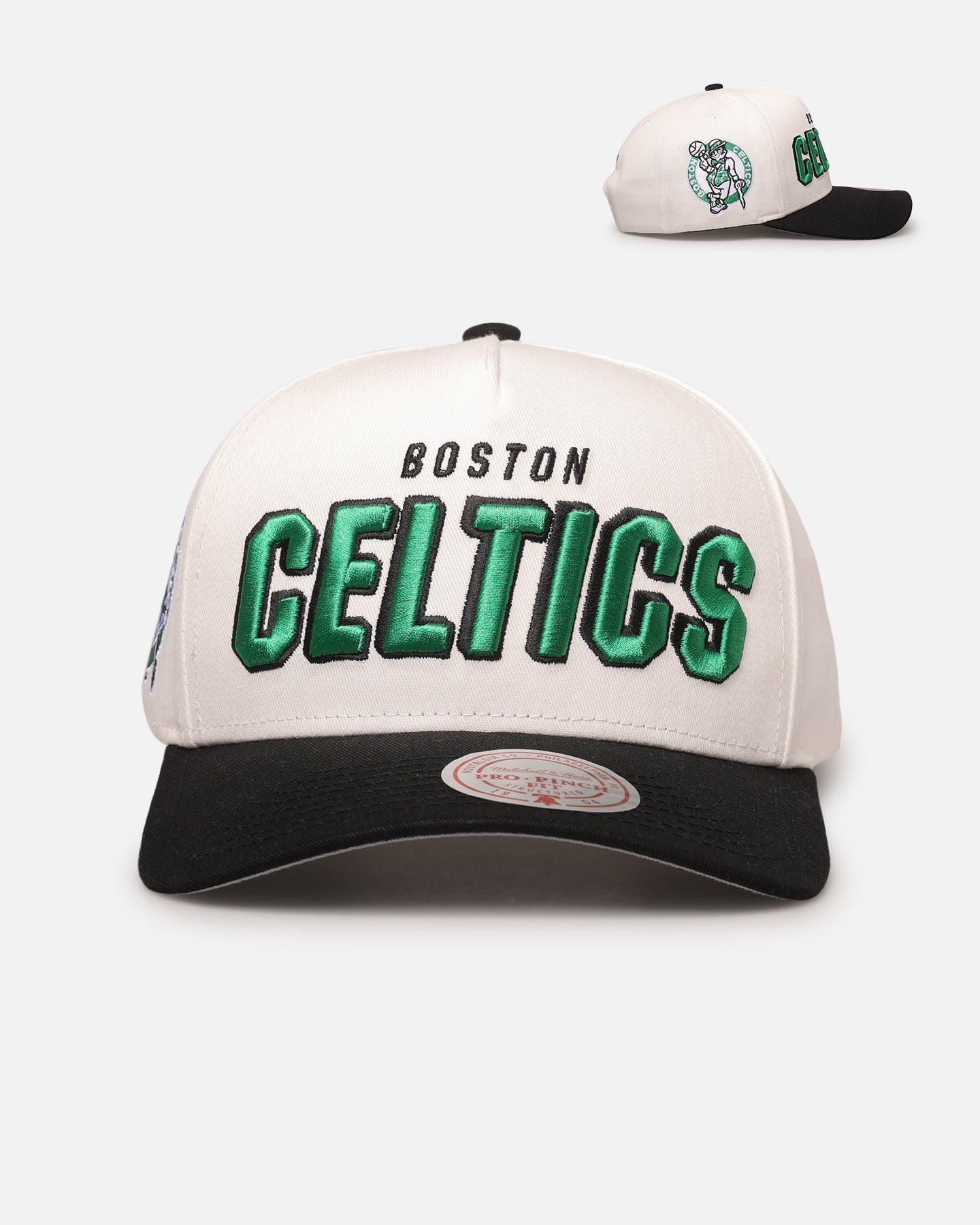 Mitchell & Ness Boston Celtics 'Draft Day' Pro Pinch Snapback White/Black、mySite、zt4zffjzw