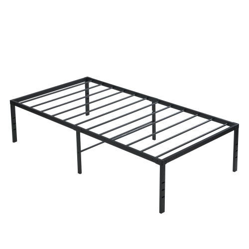 Full Size Bed Frame , Heavy Duty Metal Bed Frame , Quick & Easy Assembly, No Noise, Black、、casual