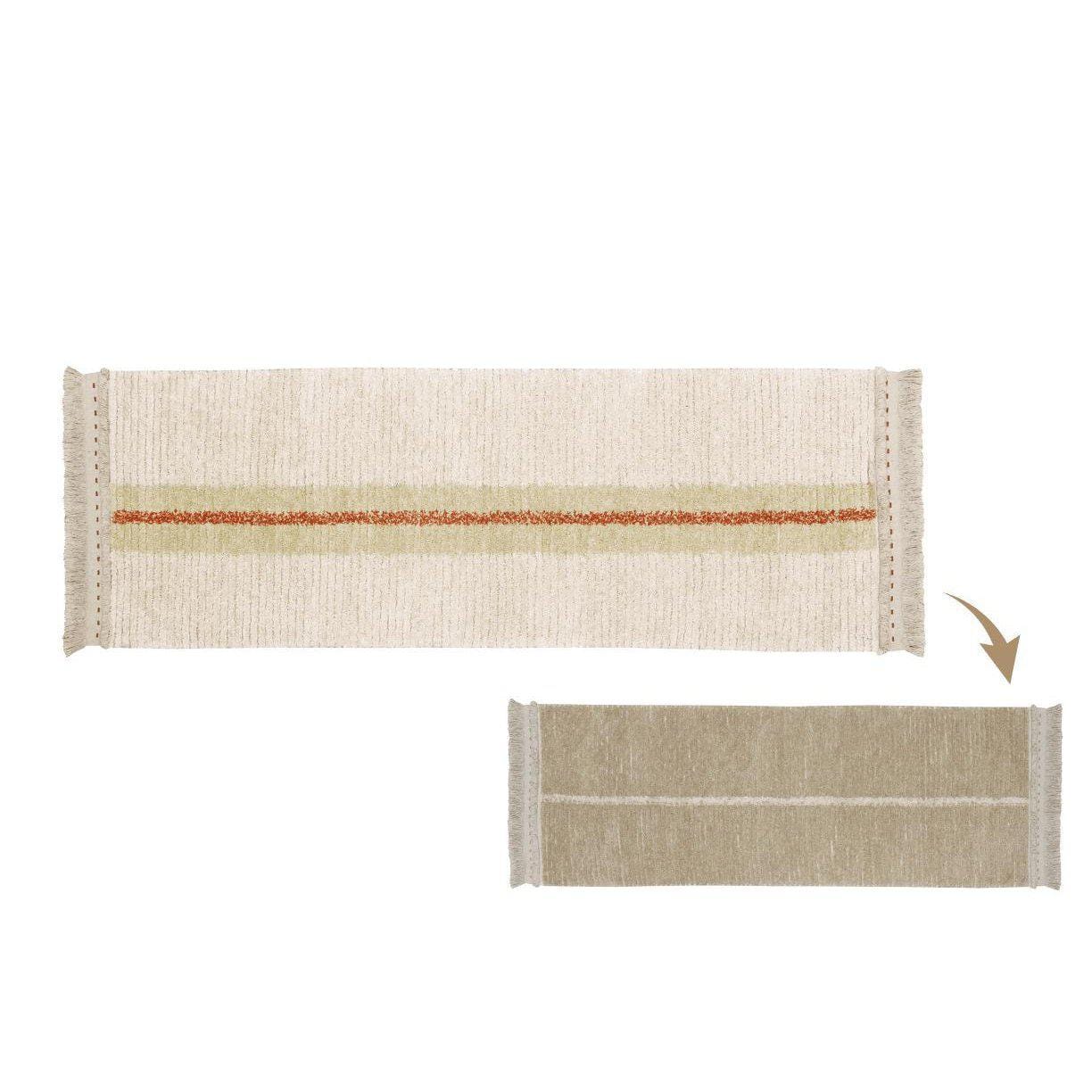 Reversible Duetto Sage Washable Area Rug、mySite、gigharbornorthrealestate