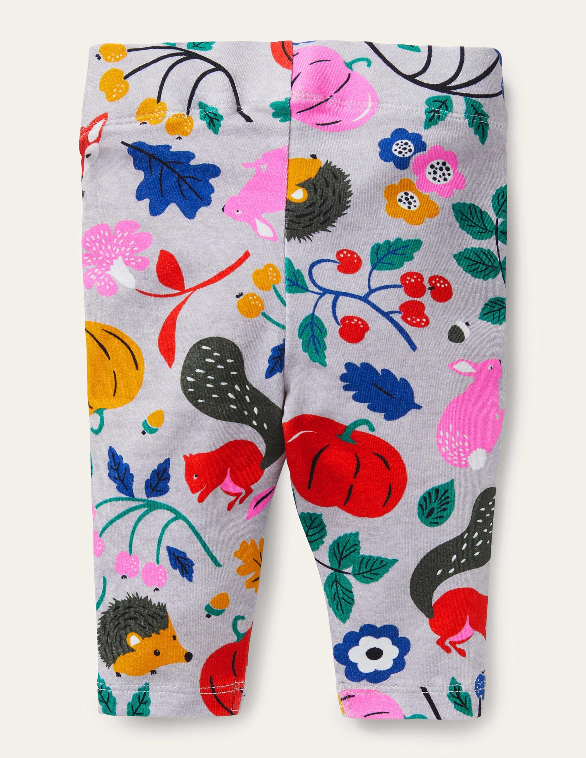  Baby Leggings-Grey Marl Forest Friends、mySite、ashleygrahame