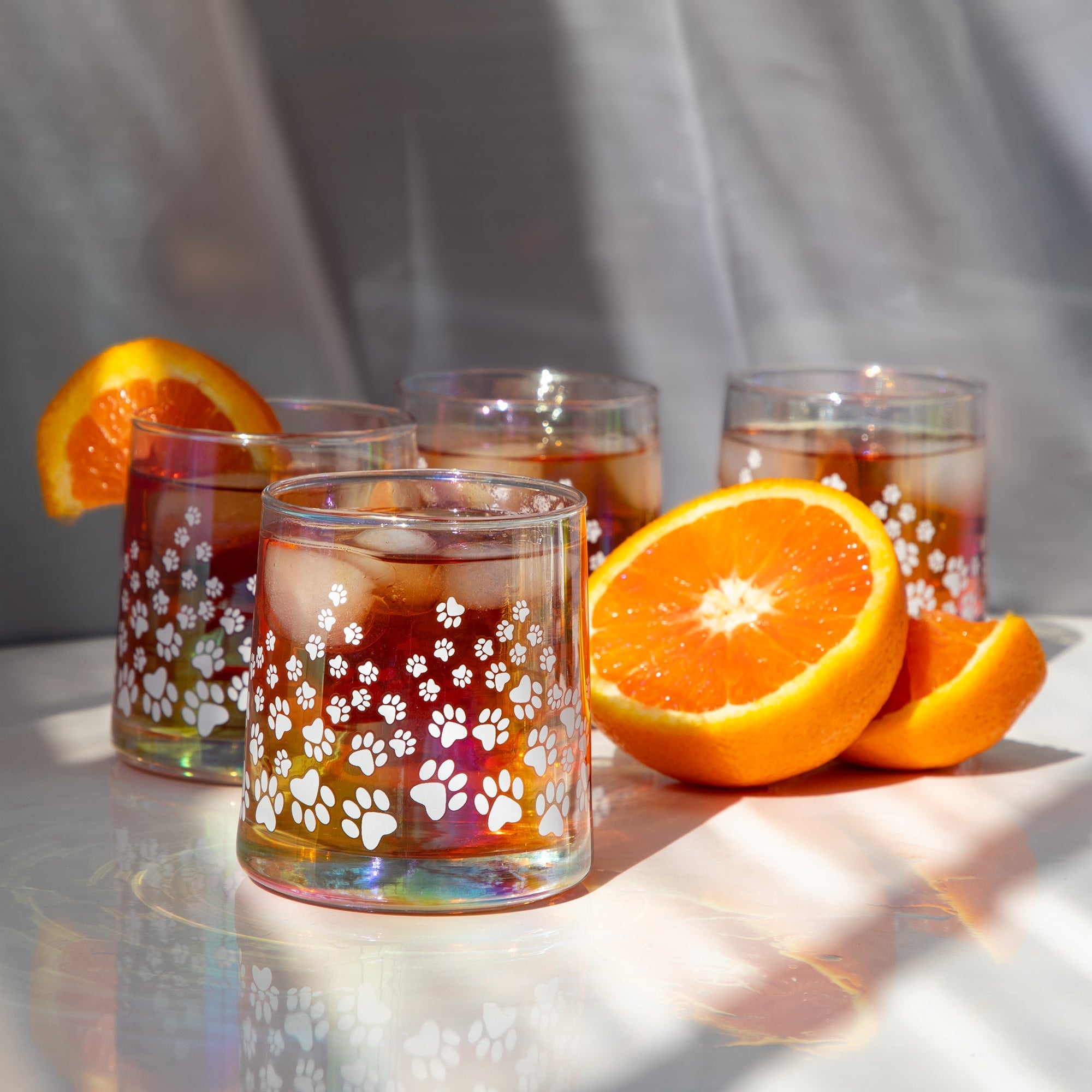 Pearl Iridescent Glass - Set of 4、mySite、camillekostekn