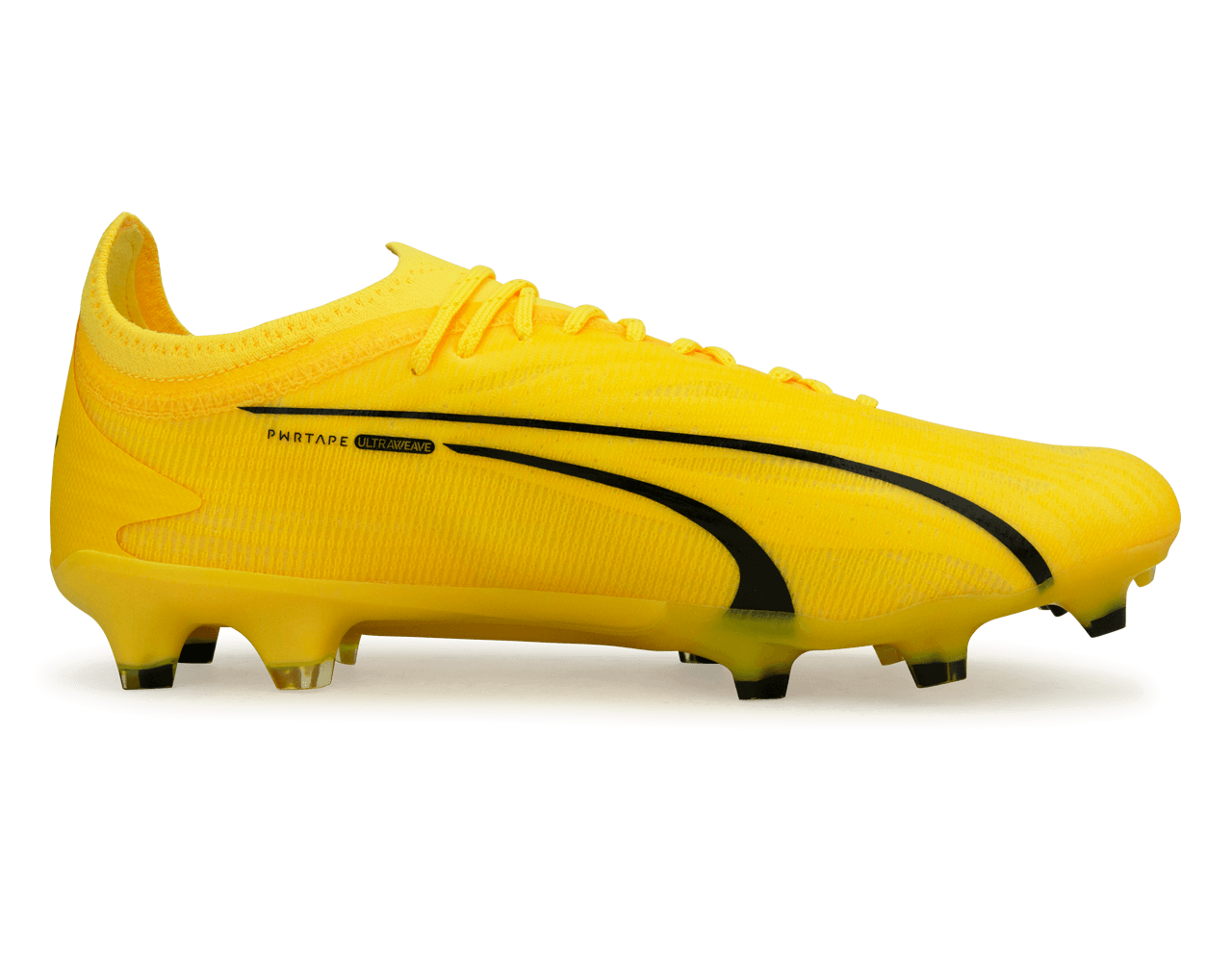 PUMA Men's Ultra Ultimate FG/AG Yellow Blaze/Black、mySite、noshort