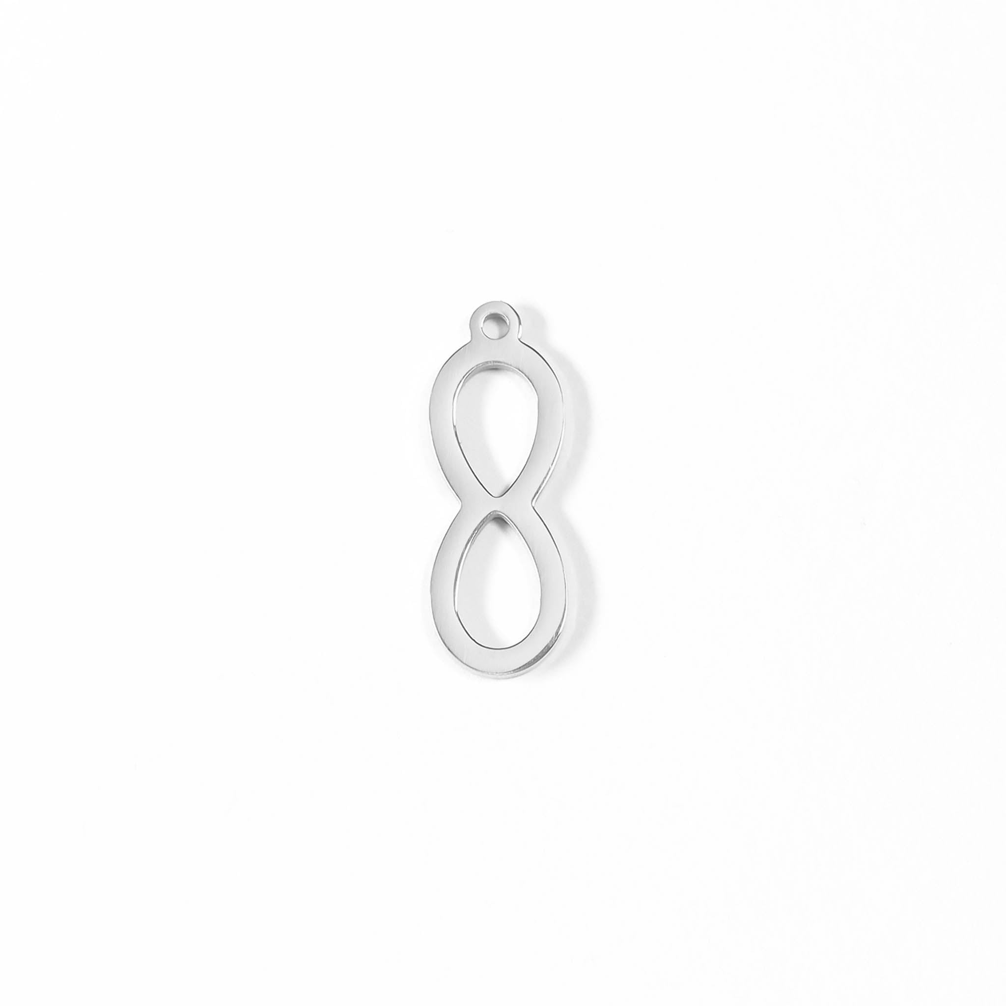 18K Gold PVD Stainless Steel Infinity Charm / PDL0008、mySite、dreamappss