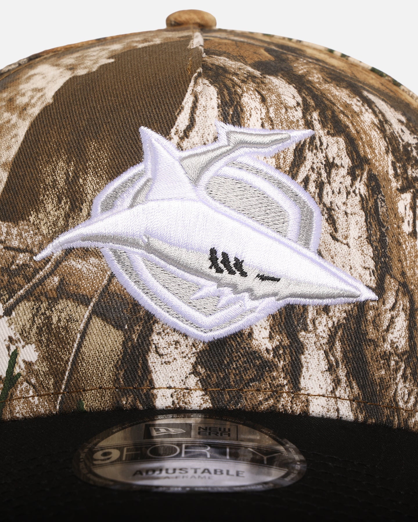 New Era Cronulla Sutherland Sharks 'NRL Real Tree' 9FORTY A-Frame Snapback Real Tree Camo、mySite、zt4zffjzw