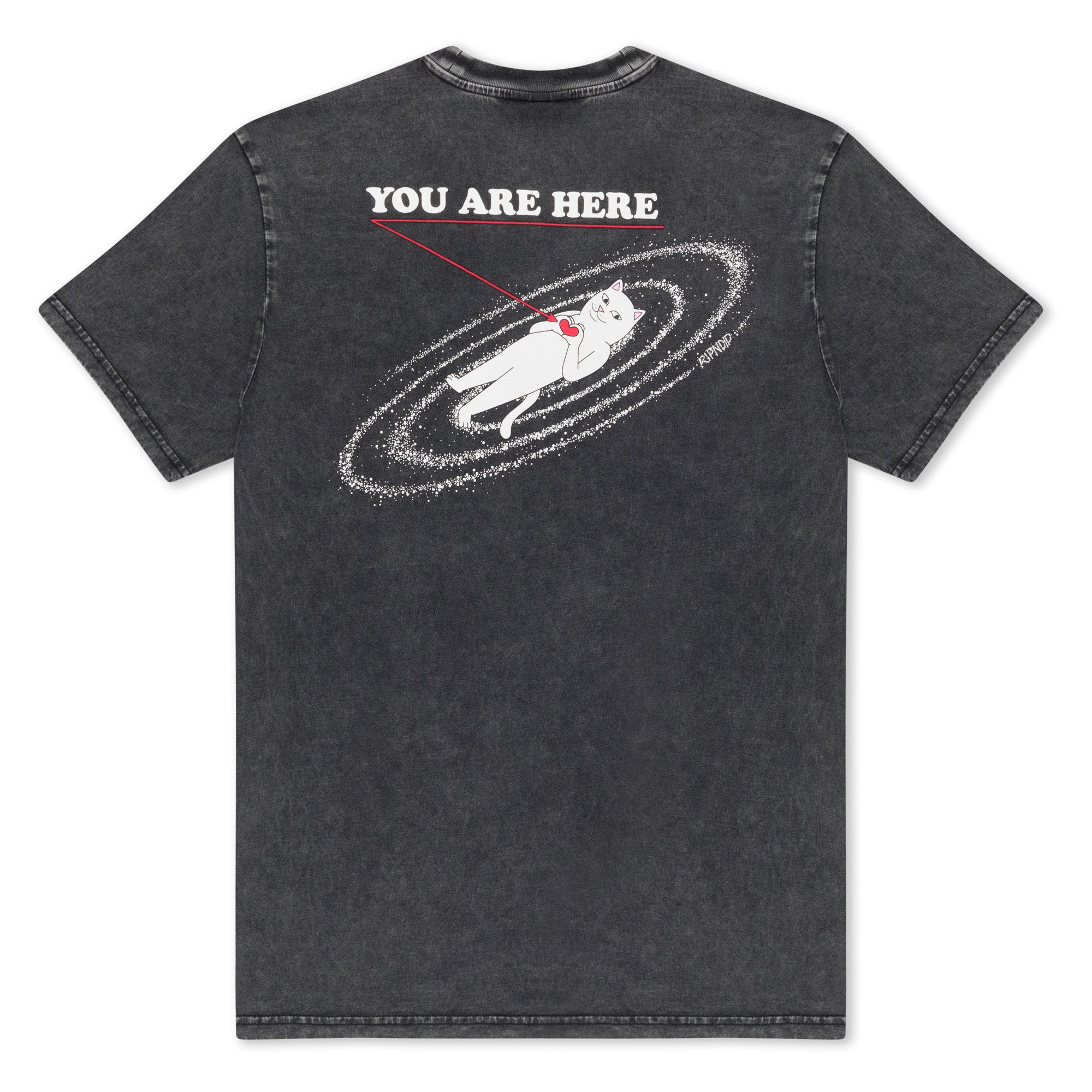  You Are Here Tee (Black Vintage Wash)、mySite、merchandisen