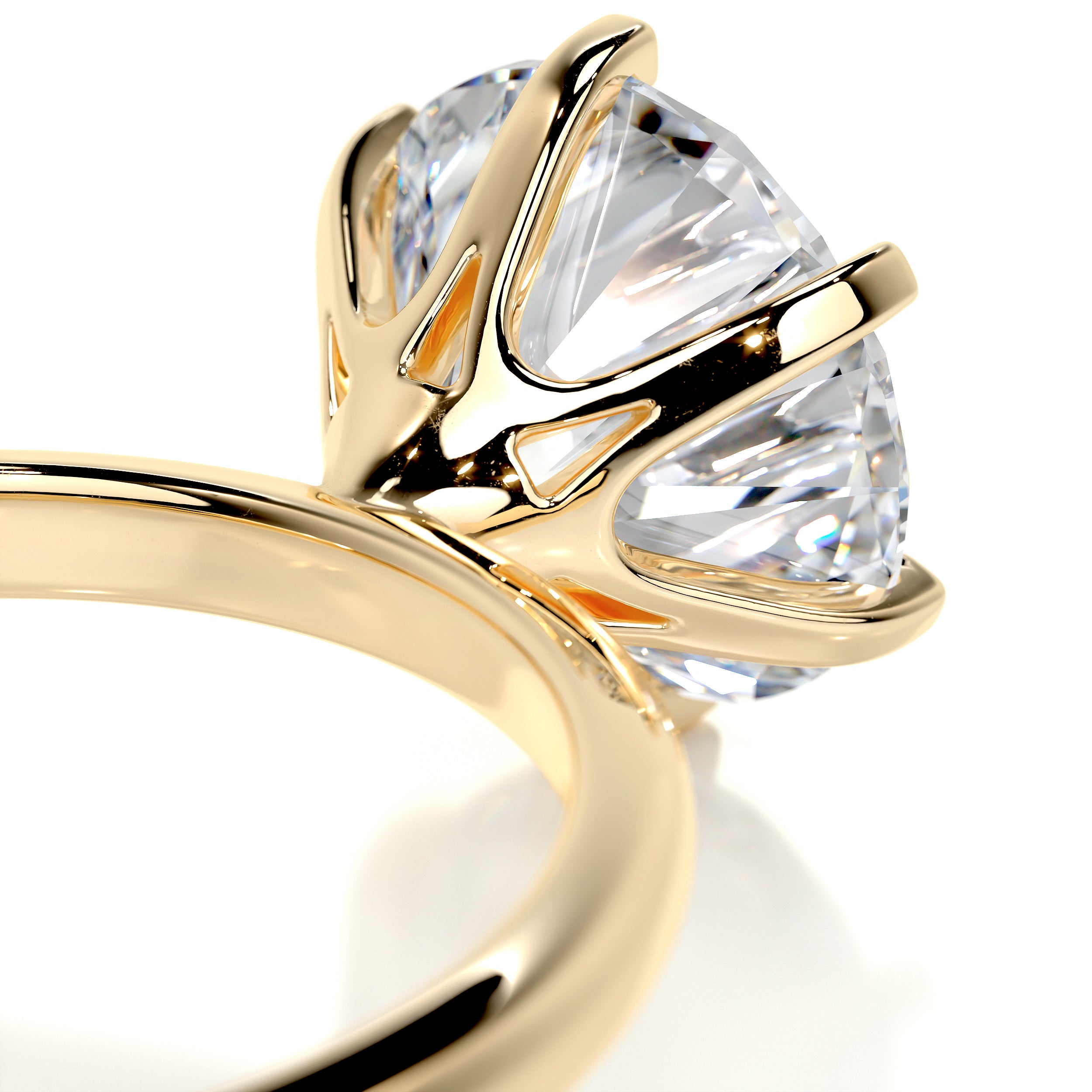 Samantha Bleu Diamond Engagement Ring -18K Yellow Gold、mySite、hinf8tx79