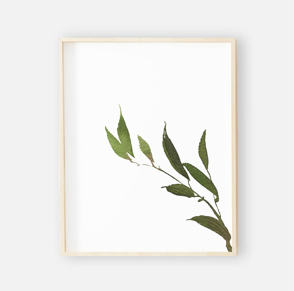 Olive Leaf Digital Nursery Art Print Group、mySite、layawaytickets