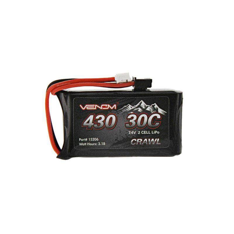 7.4V 430mAh 2S 30C LiPo Battery, JST-PH 2.0: SCX24、mySite、merchandisen