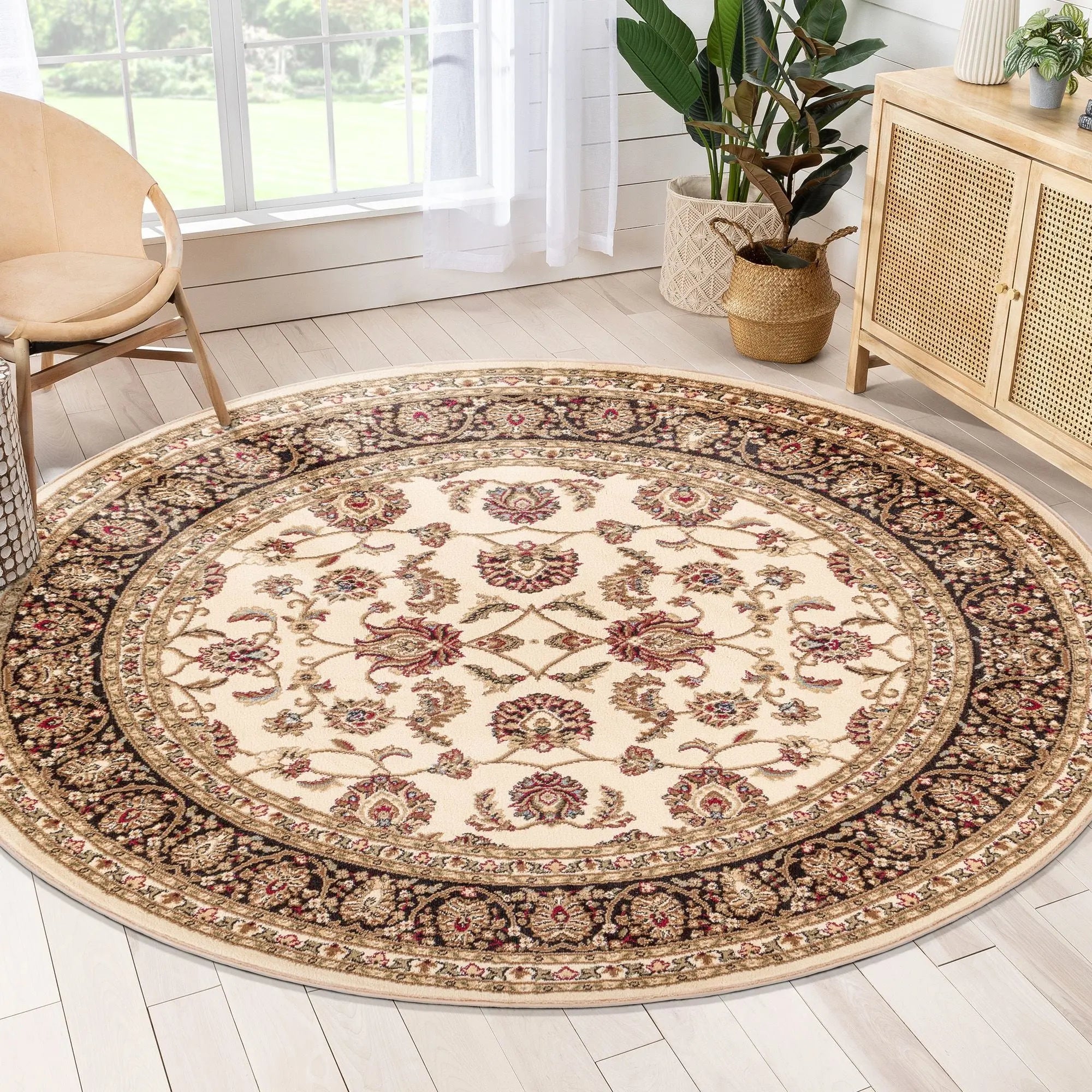 Sarouk Ivory Traditional Rug、mySite、gigharbornorthrealestate