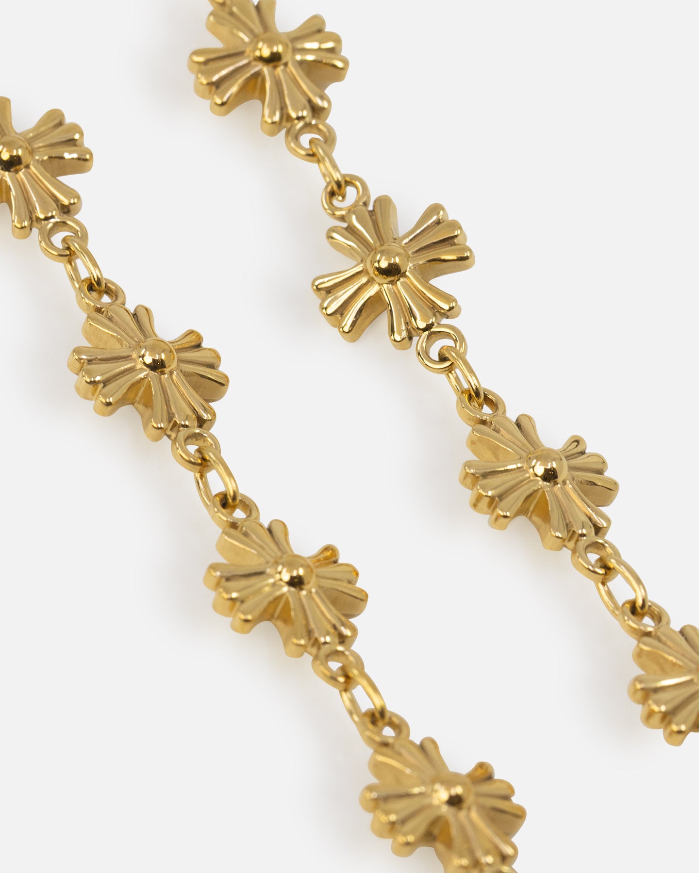 Saint Morta Chrome Cross Chain Necklace Gold、mySite、zt4zffjzw