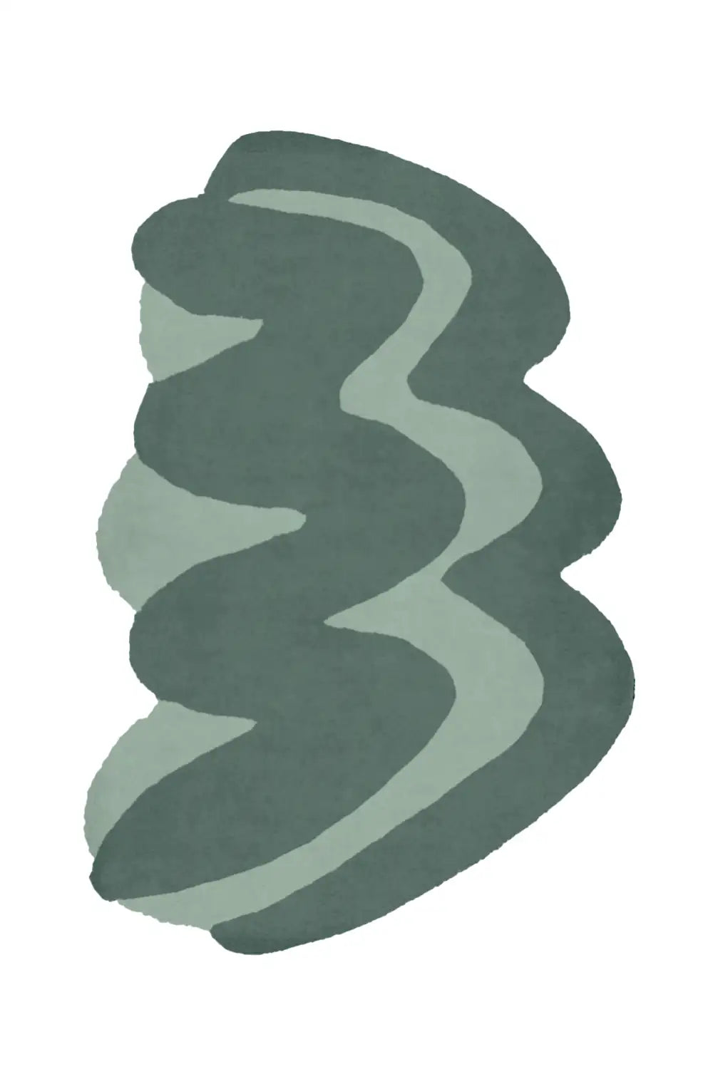 Customizable Wavy Zig Zag Tufted Rug、mySite、gigharbornorthrealestate