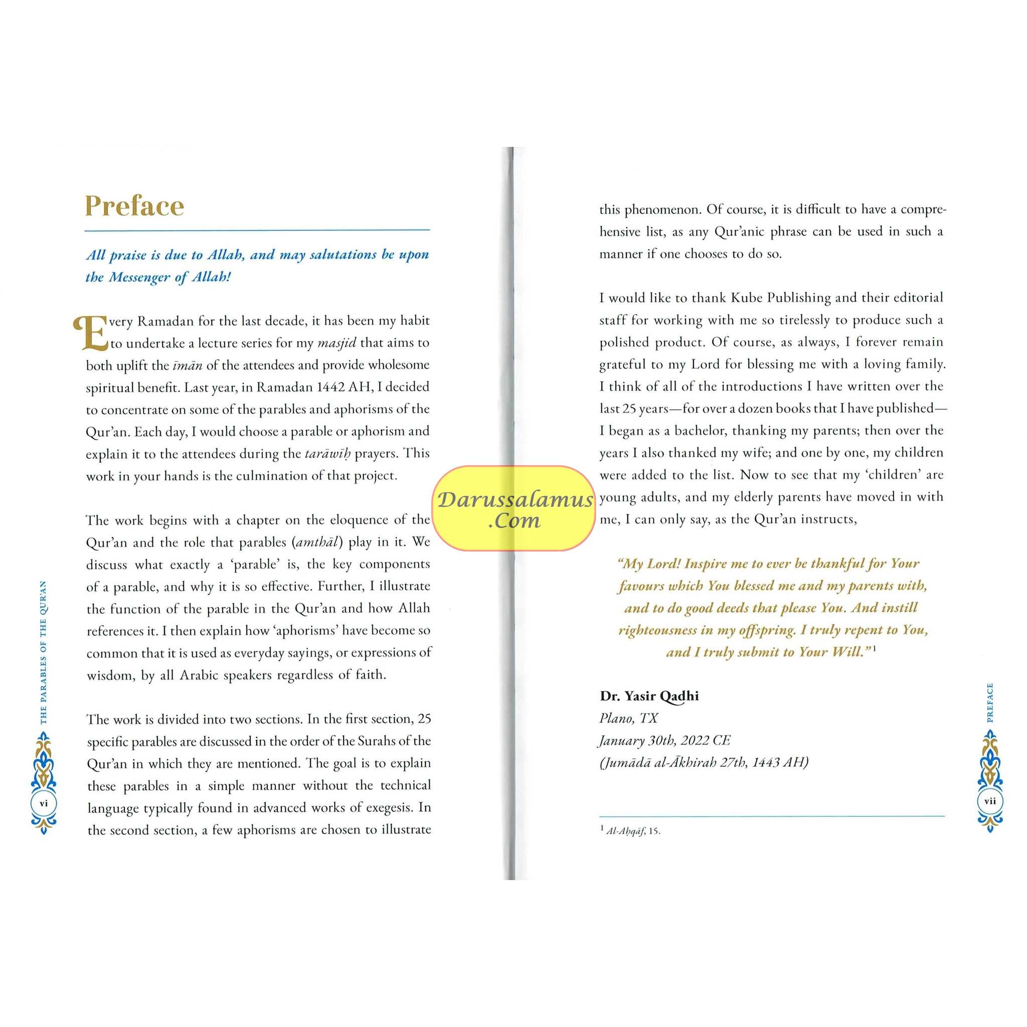 The Parables of the Qur'an By Dr. Yasir Qadhi、mySite、topwebapps