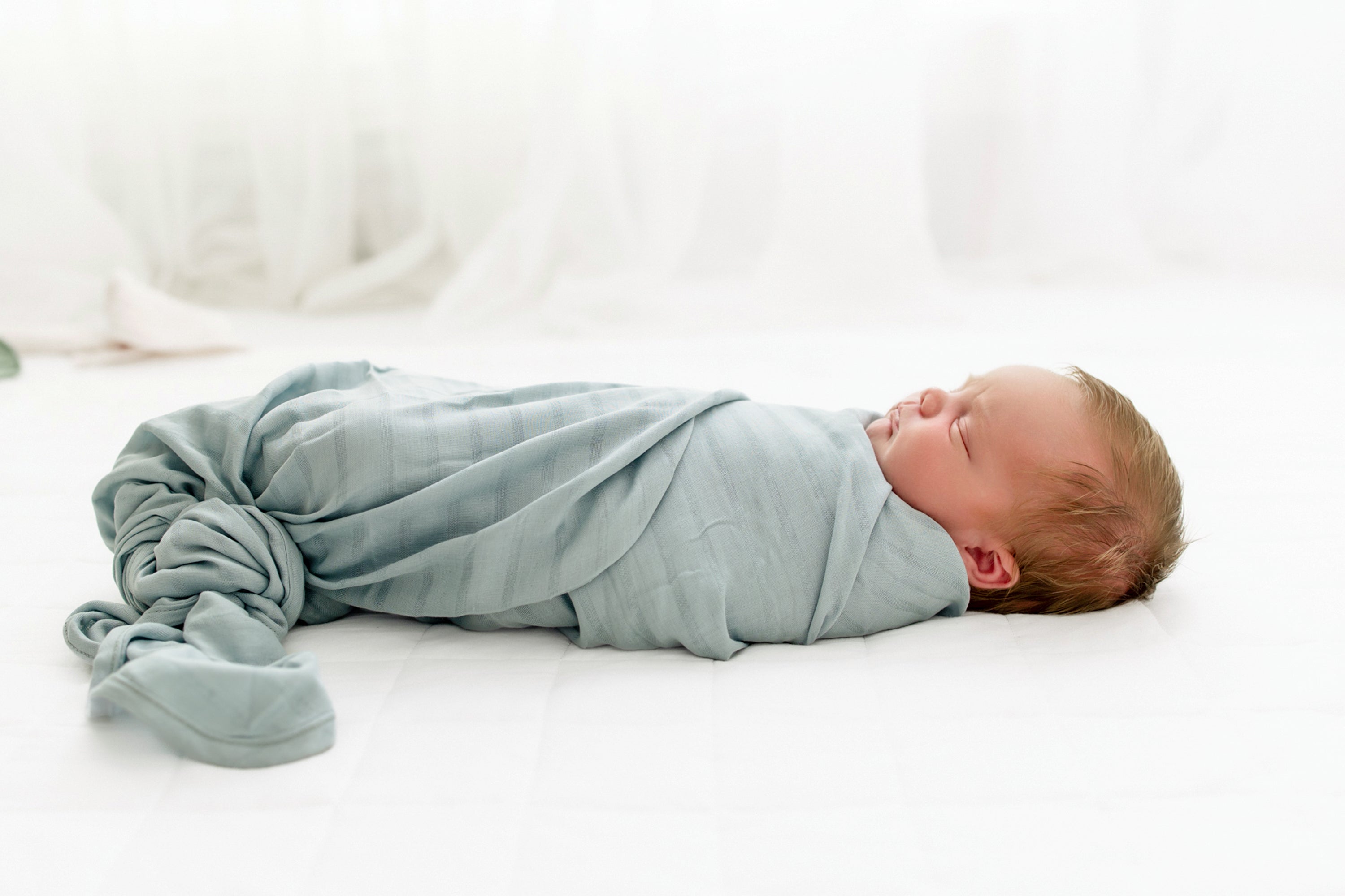  Bamboo Muslin Swaddle Blanket in Mist、mySite、layawaytickets