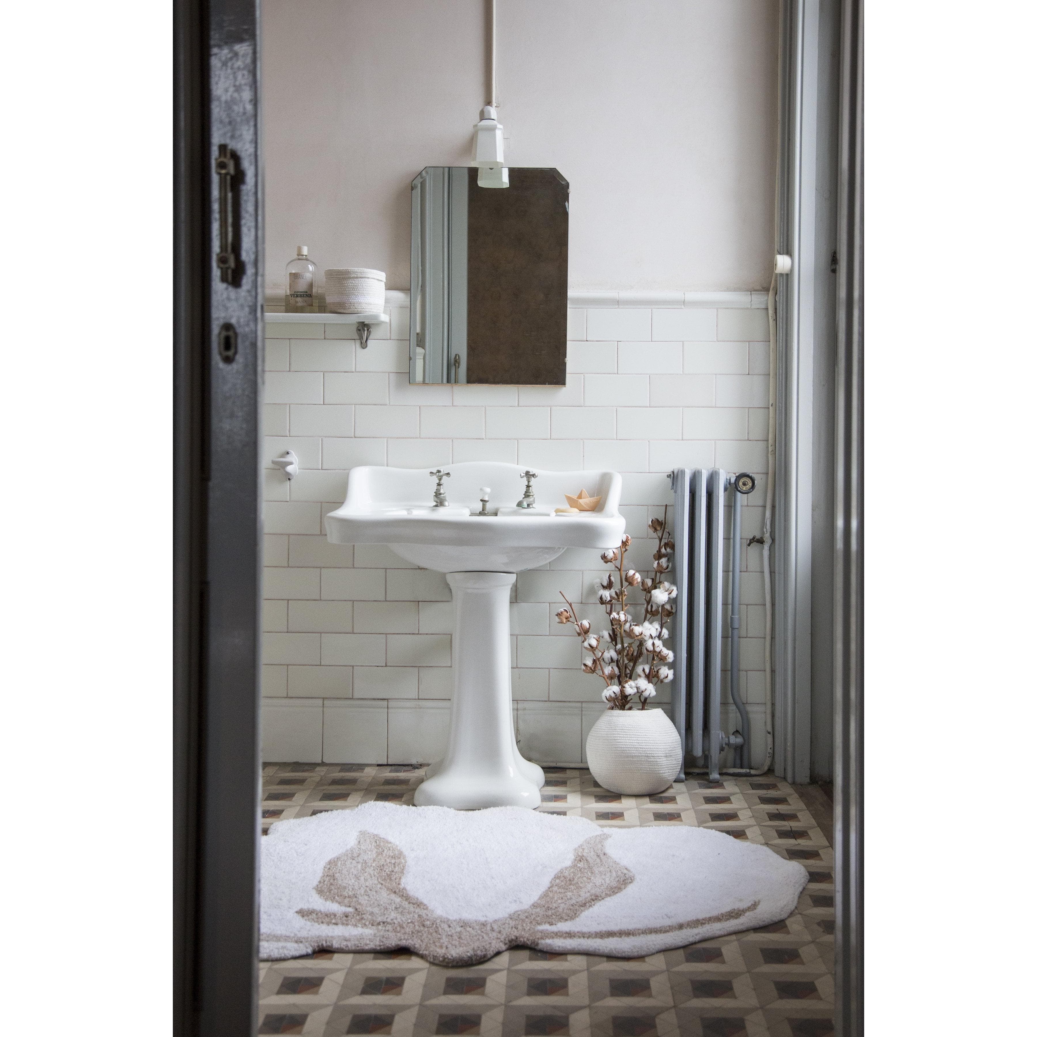 Cotton Flower Machine Washable Area Rug、mySite、gigharbornorthrealestate