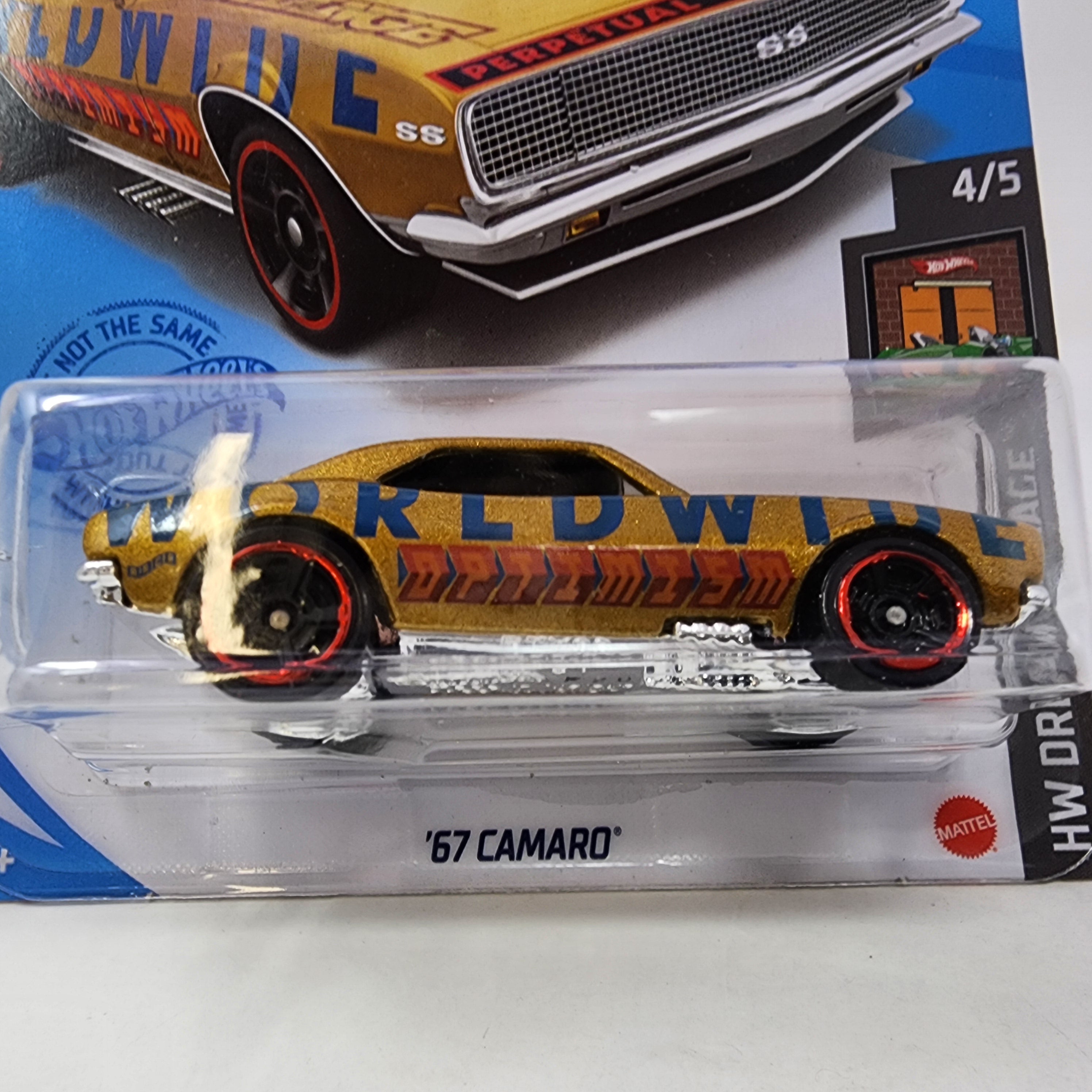 '67 Chevy Camaro #110 * Gold * 2021 Hot Wheels、mySite、hgirdovlk