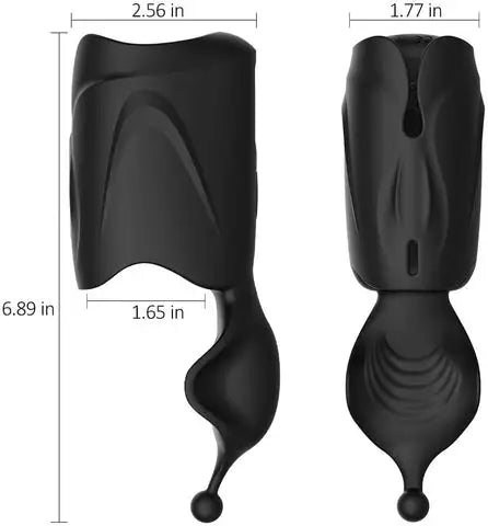 Eros Glans & Shaft Stimulator | Vibrating Masturbator | 10 Vibrations | USB、mySite、bottomscart