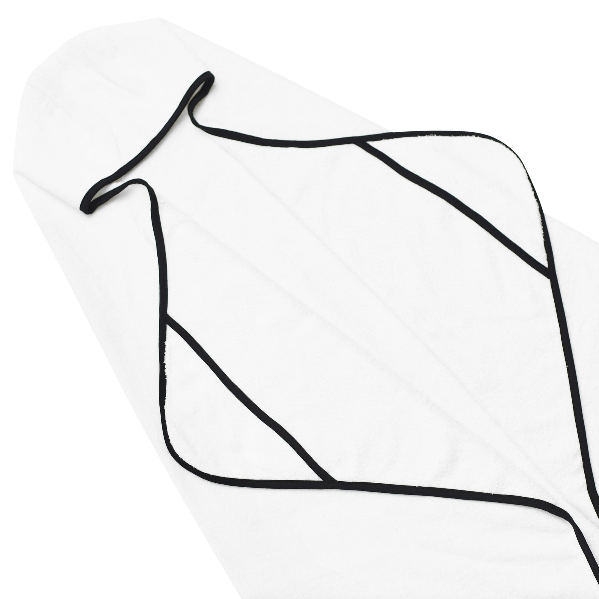  Toddler Hooded Bath Towel in Cloud with Midnight Trim、mySite、layawaytickets