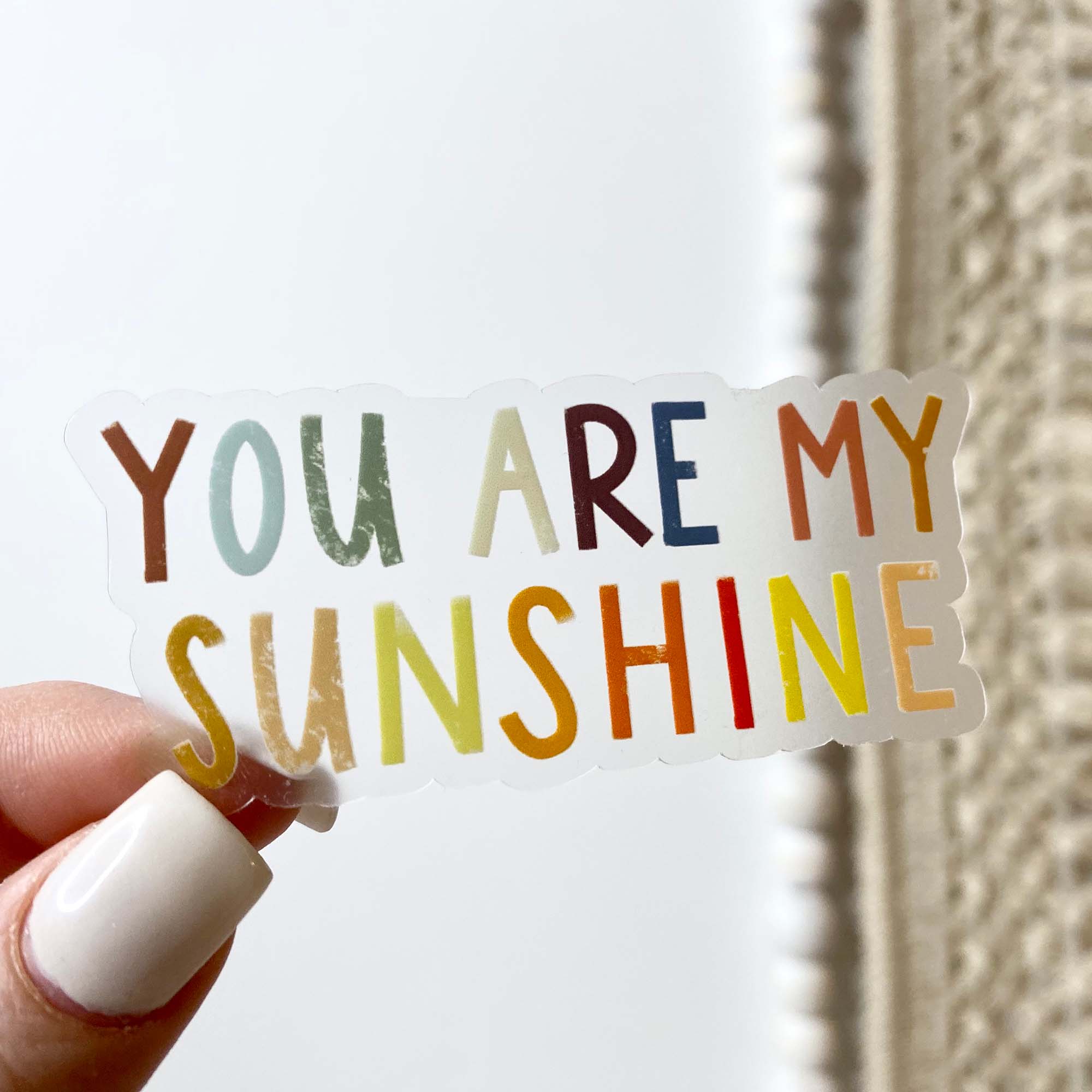  You Are My Sunshine Clear Sticker、mySite、ghnorth